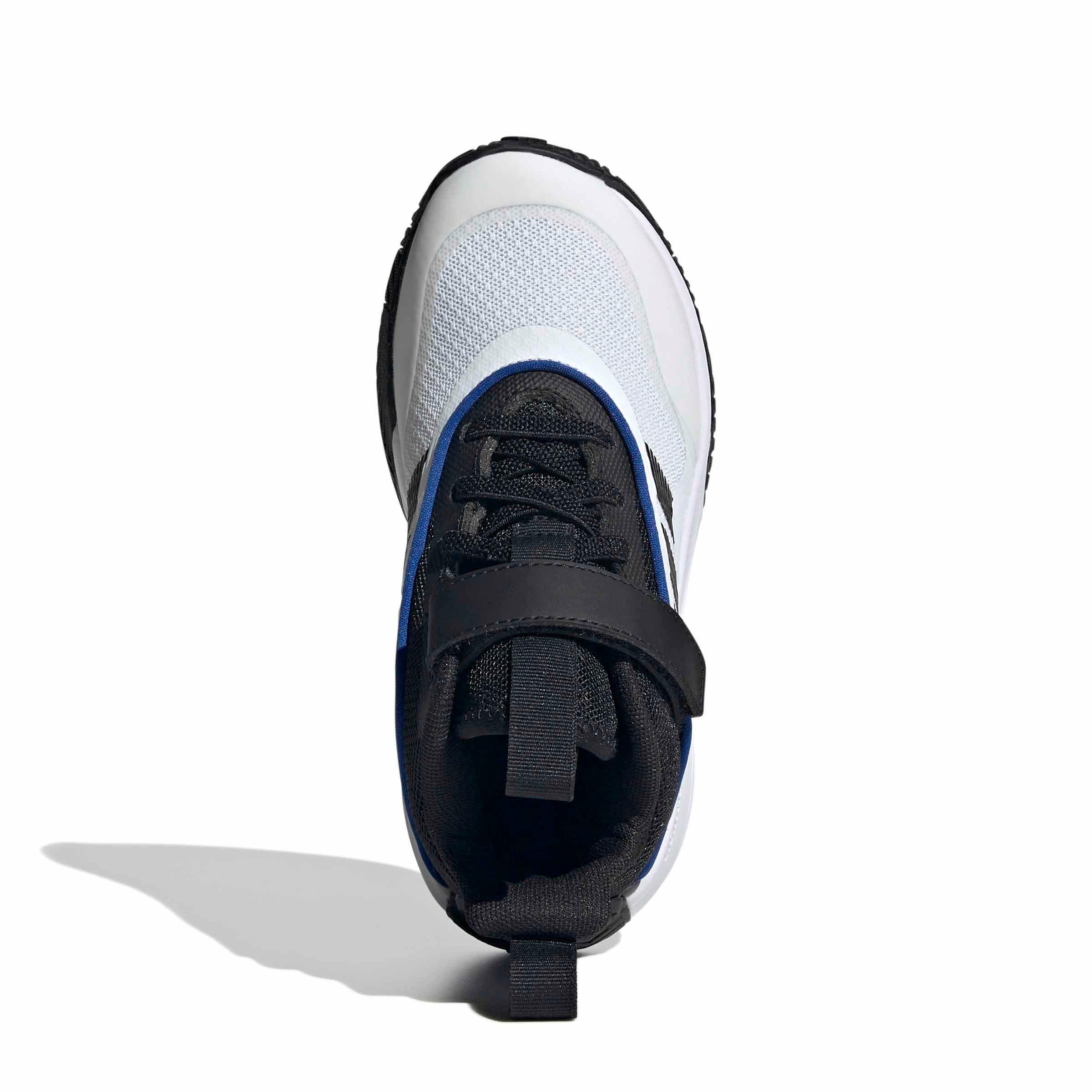 adidas Ownthegame 3.0 "Ftwr White/Core Black/Core Black" Preschool Boys' Basketball Shoe - WHITE/BLACK/BLACK Thumbnail View 5