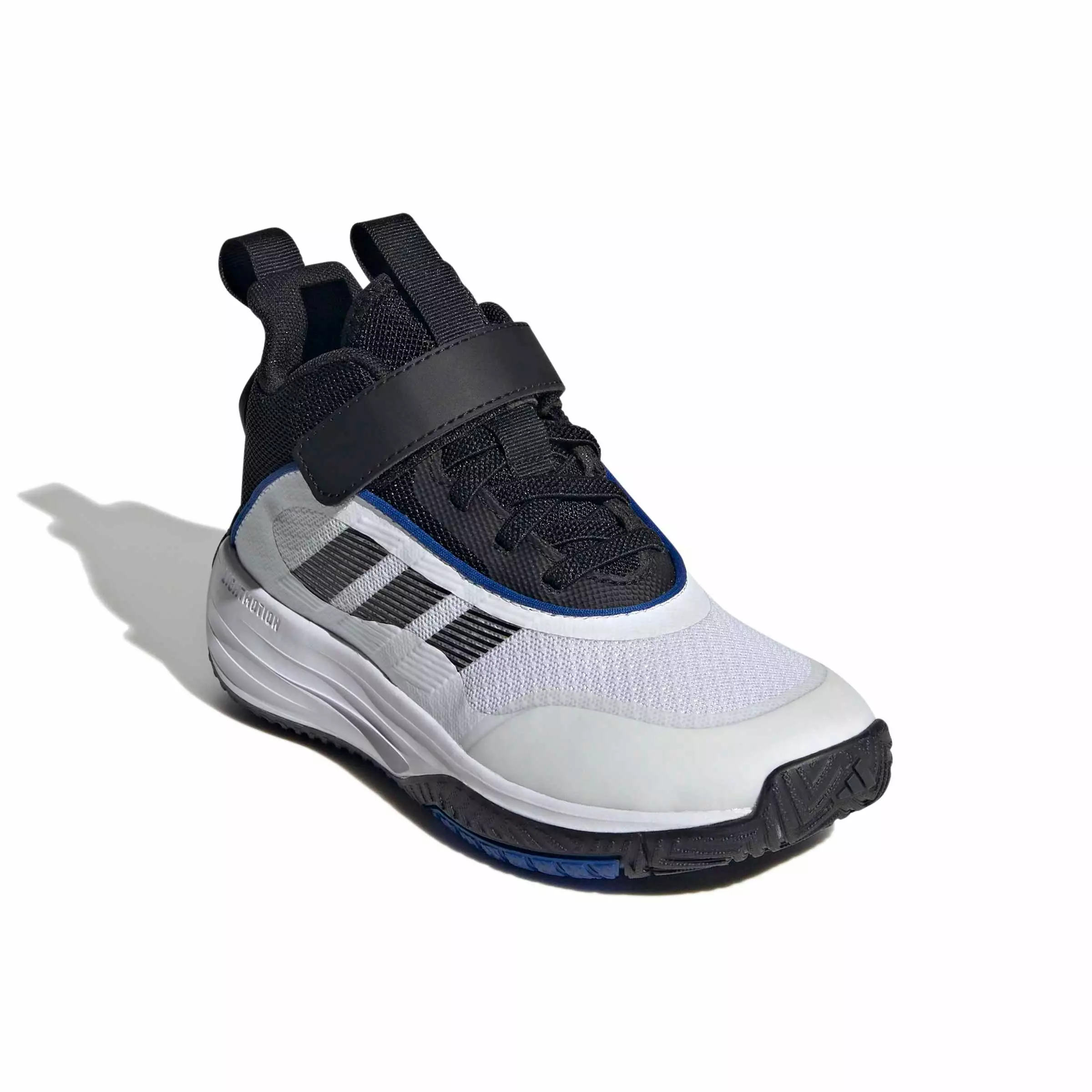 adidas Ownthegame 3.0 "Ftwr White/Core Black/Core Black" Grade School Boys' Basketball Shoe - WHITE/BLACK/BLACK