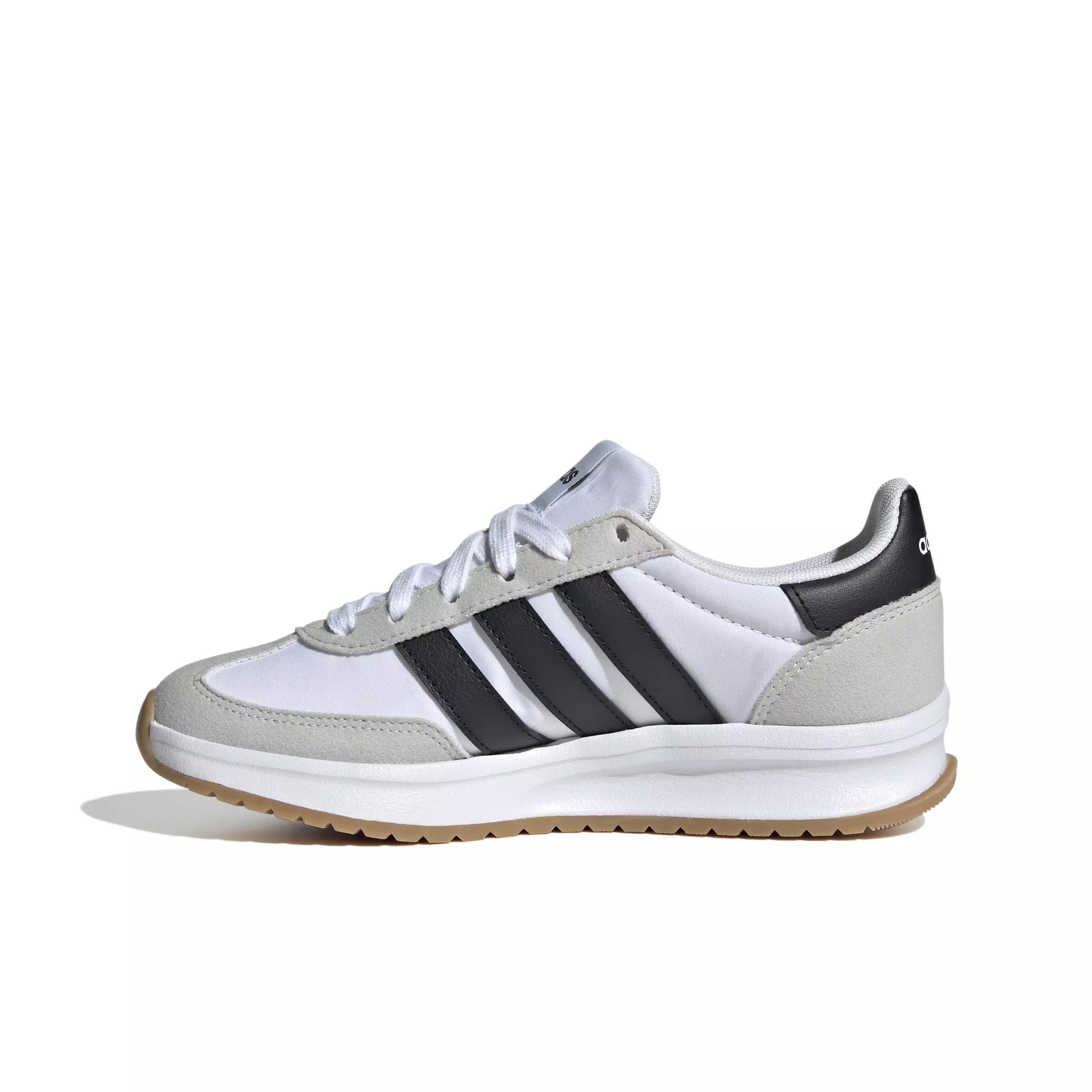 adidas Run 70s 2.0 "Ftwr White/Core Black/Grey One" Grade School Boys' Shoe - WHITE/BLACK/GREY