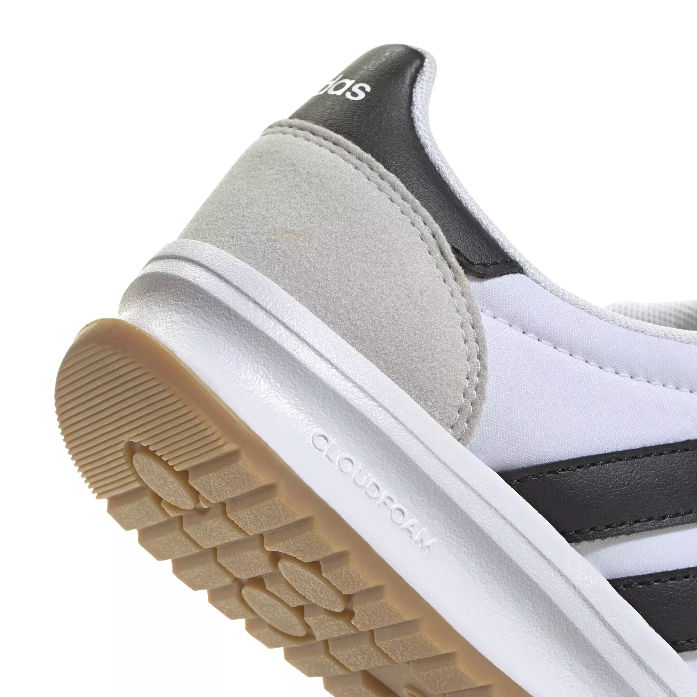 adidas Run 70s 2.0 "Ftwr White/Core Black/Grey One" Grade School Boys' Shoe - WHITE/BLACK/GREY