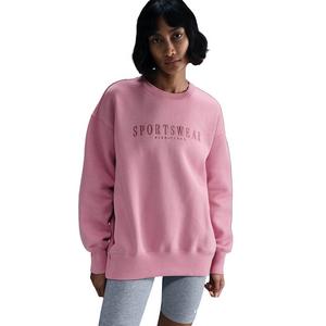 Nike Women's Sportswear Phoenix Fleece Oversized Crewneck Sweatshirt - Pink
