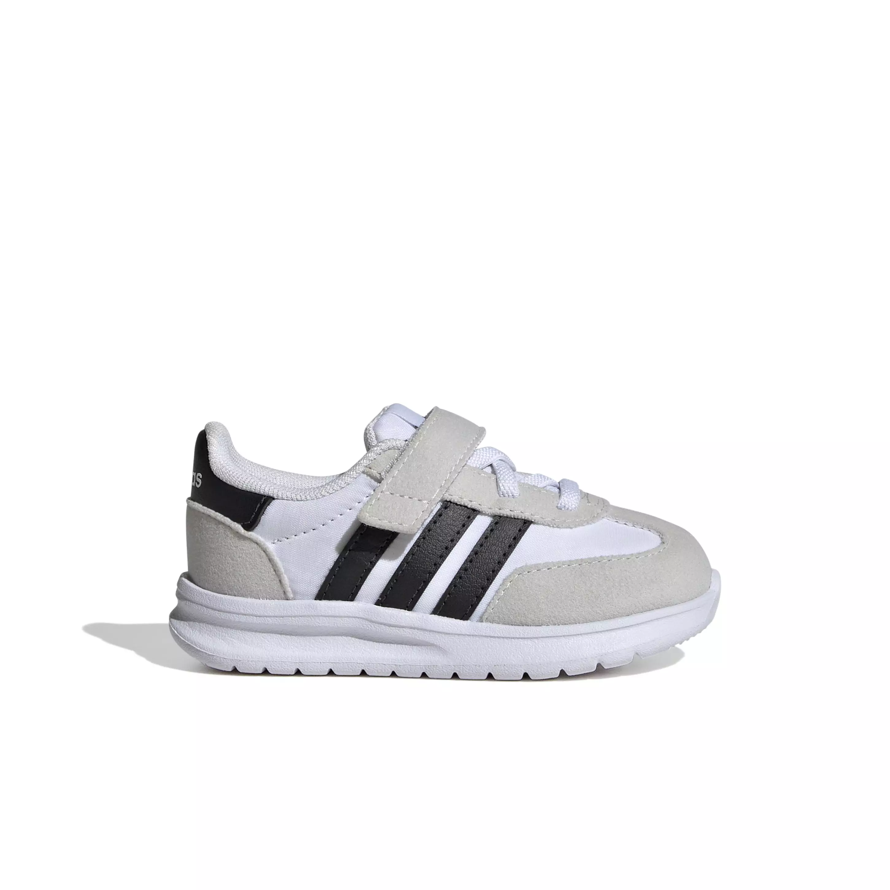 adidas Run 70s 2.0 "Ftwr White/Core Black/Grey One" Infant Boys' Shoe - WHITE/BLACK/GREY