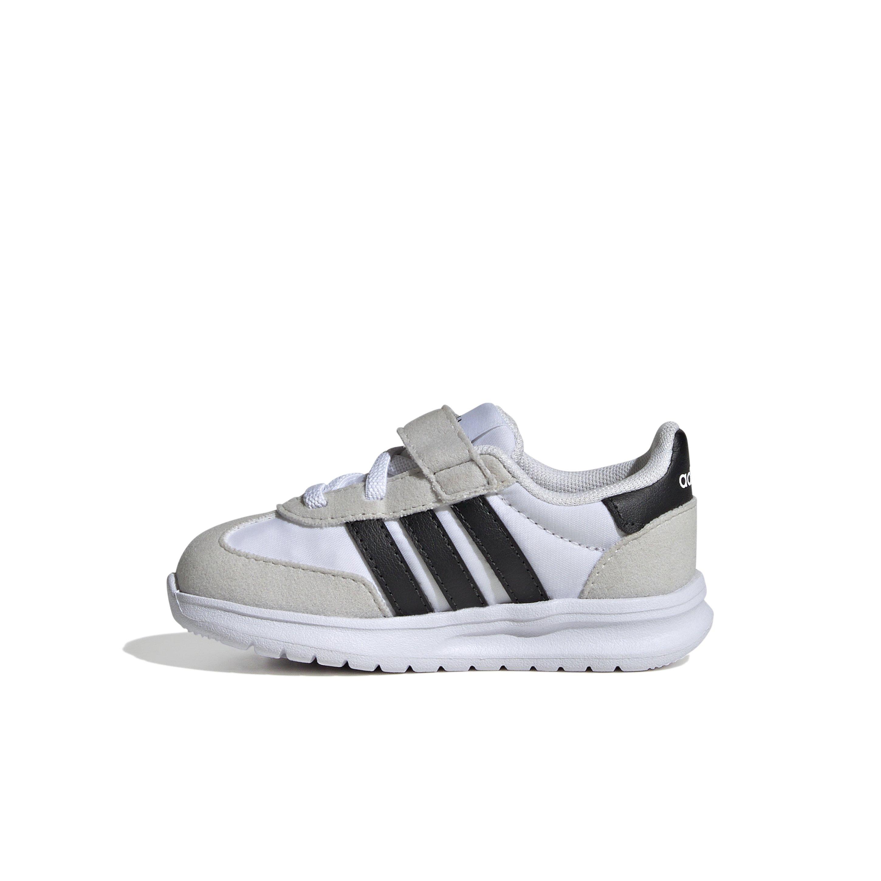 adidas Run 70s 2.0 "Ftwr White/Core Black/Grey One" Infant Boys' Shoe - WHITE/BLACK/GREY Thumbnail View 2