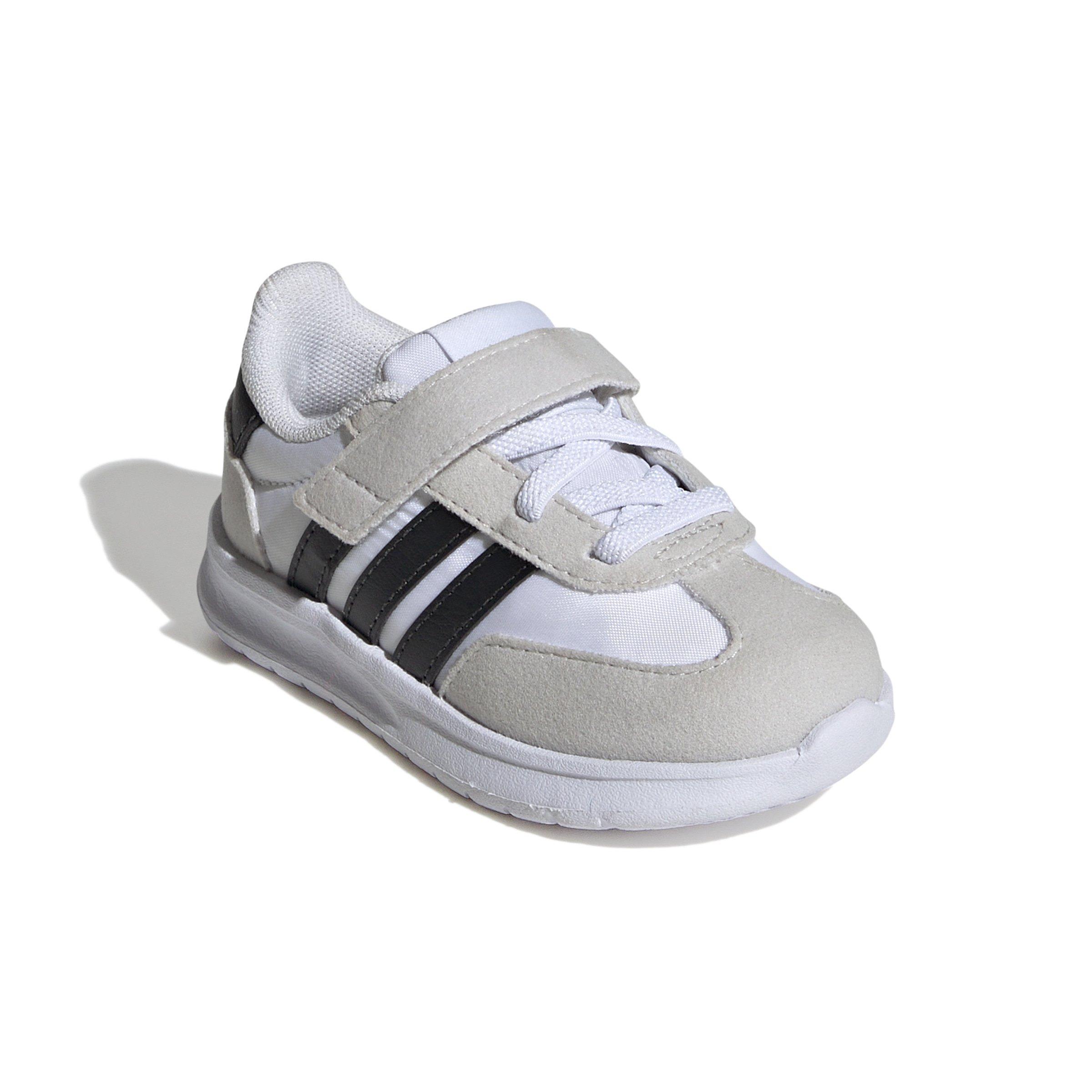 adidas Run 70s 2.0 "Ftwr White/Core Black/Grey One" Infant Boys' Shoe - WHITE/BLACK/GREY Thumbnail View 3