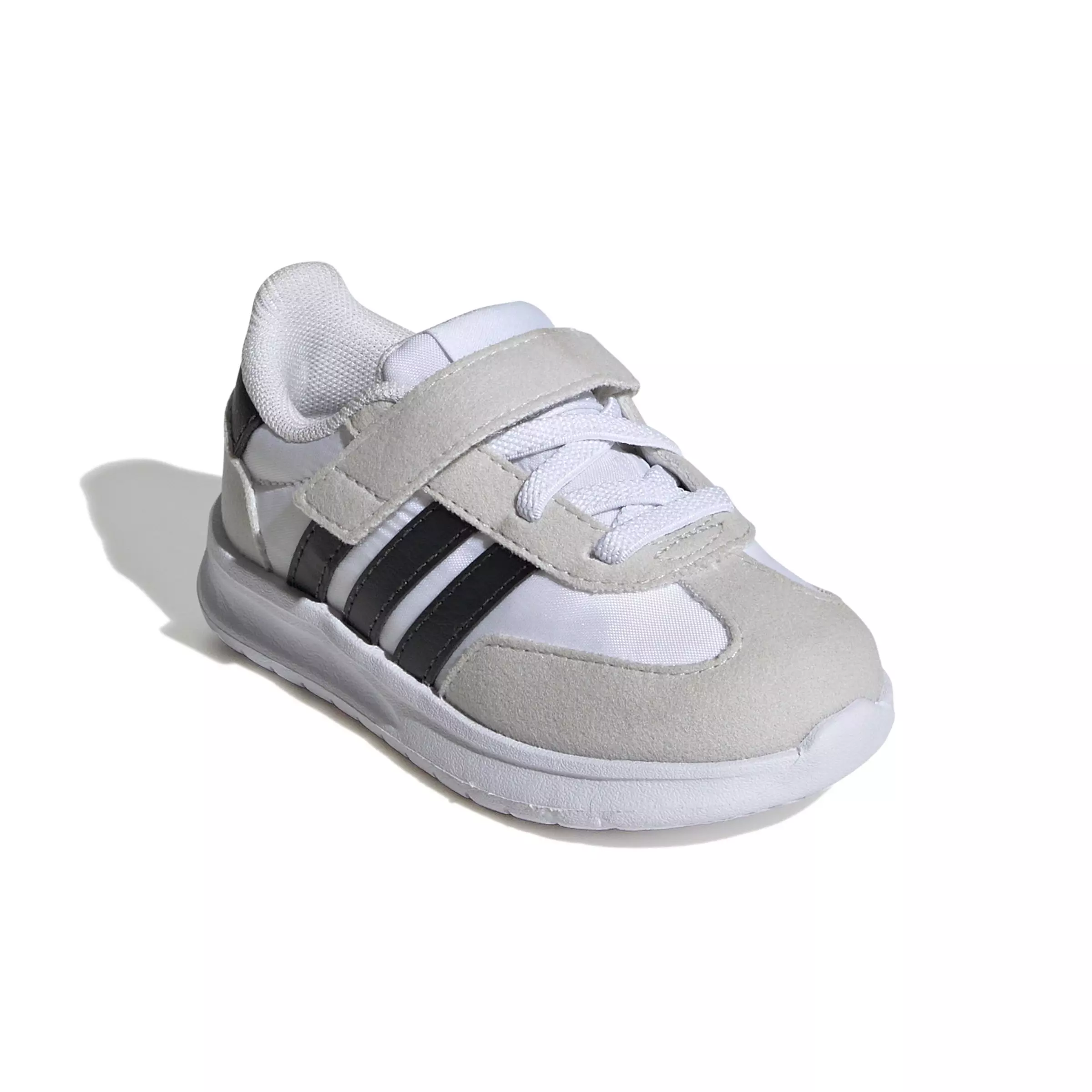 adidas Run 70s 2.0 "Ftwr White/Core Black/Grey One" Infant Boys' Shoe - WHITE/BLACK/GREY