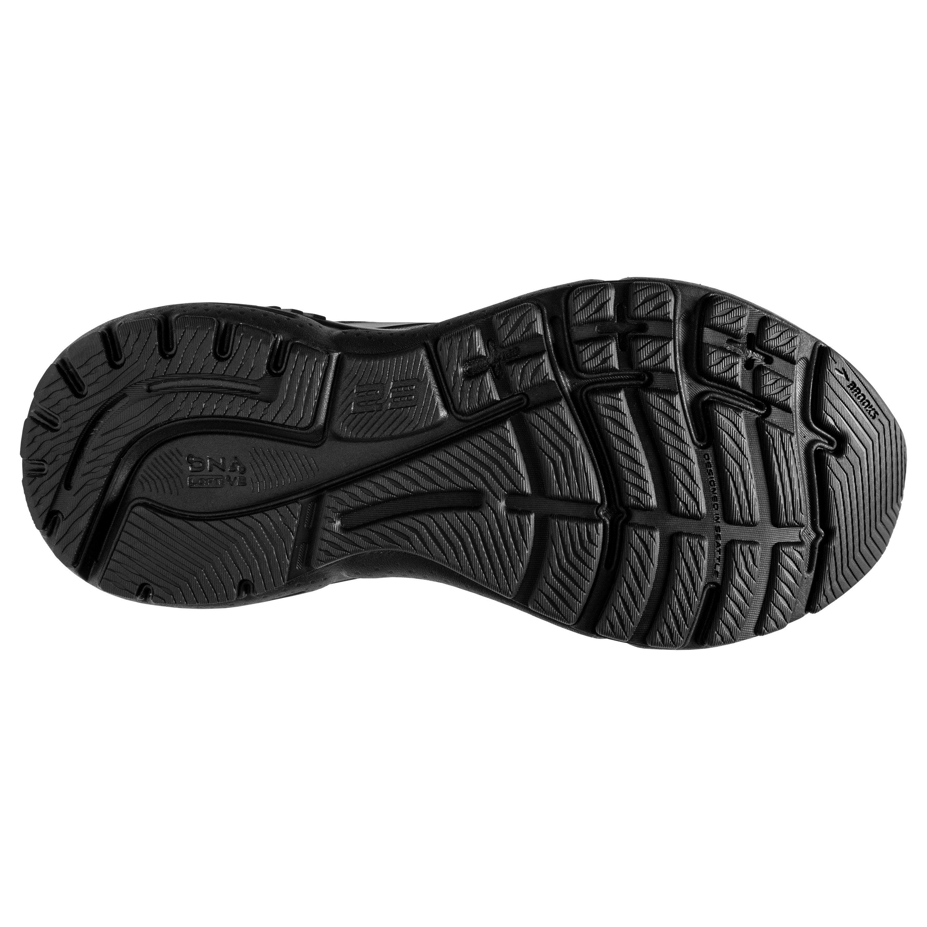 BROOKS ADRENALINE GTS 23 MENS BLACK BLACK EBONY