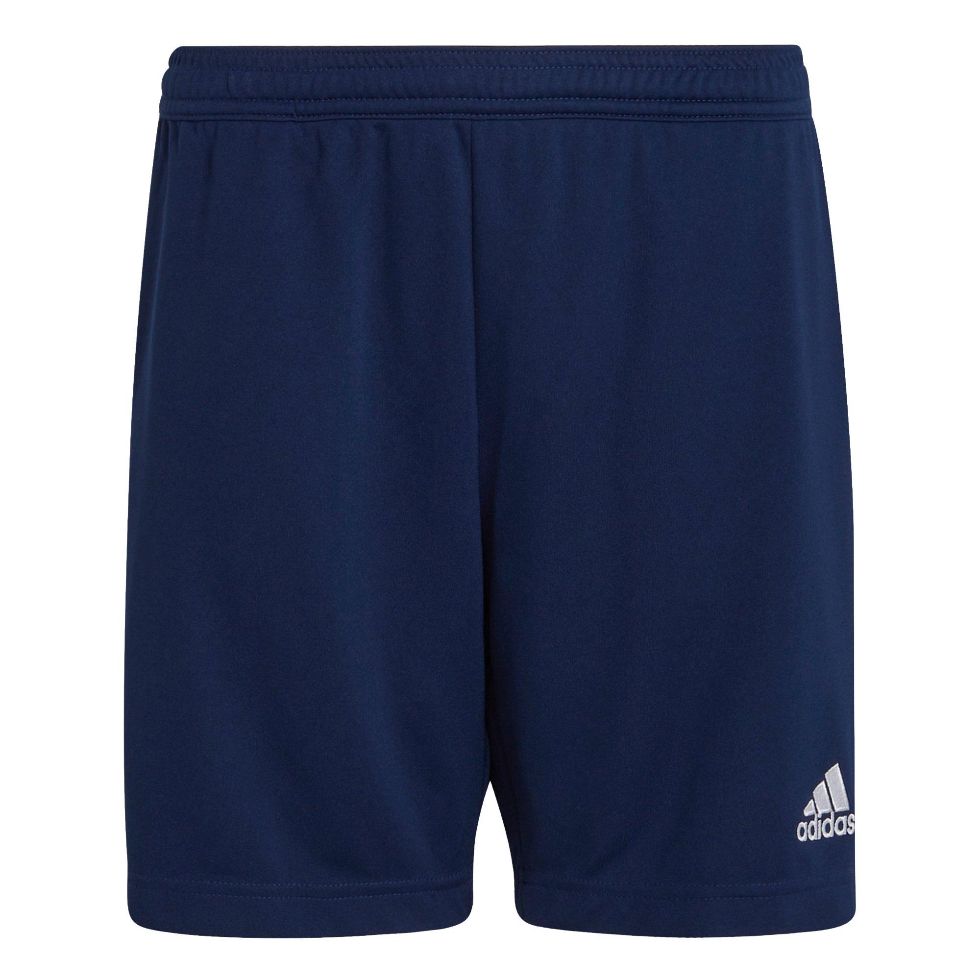 adidas Big Kids' Entrada 22 Soccer Training Shorts-Blue - BLUE Thumbnail View 1