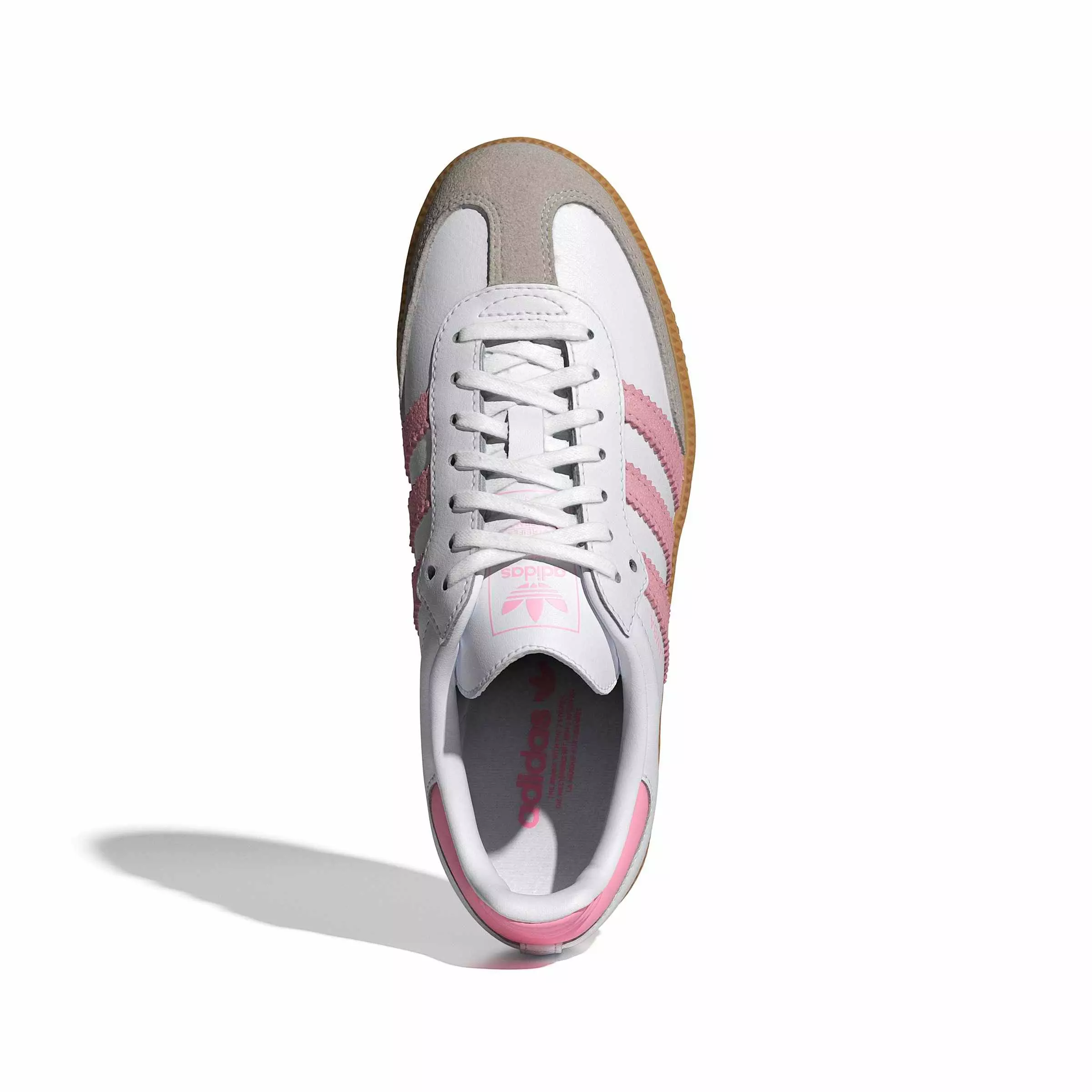 adidas Originals Samba OG "Ftwr White/Light Pink/Gum 3" Grade School Girls' Shoe - WHITE/LT PINK/GUM