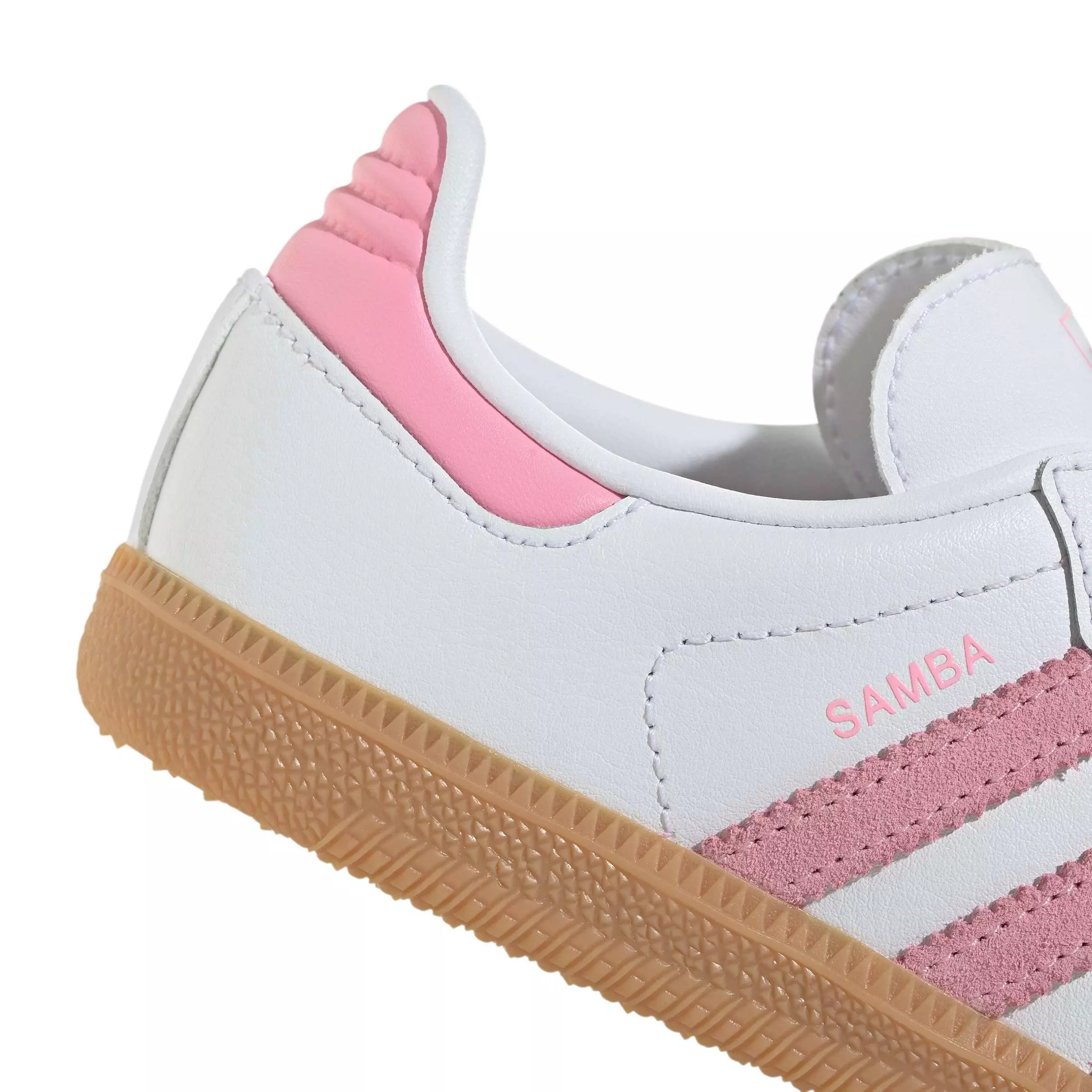 adidas Originals Samba OG "Ftwr White/Light Pink/Gum 3" Preschool Girls' Shoe - WHITE/LT PINK/GUM