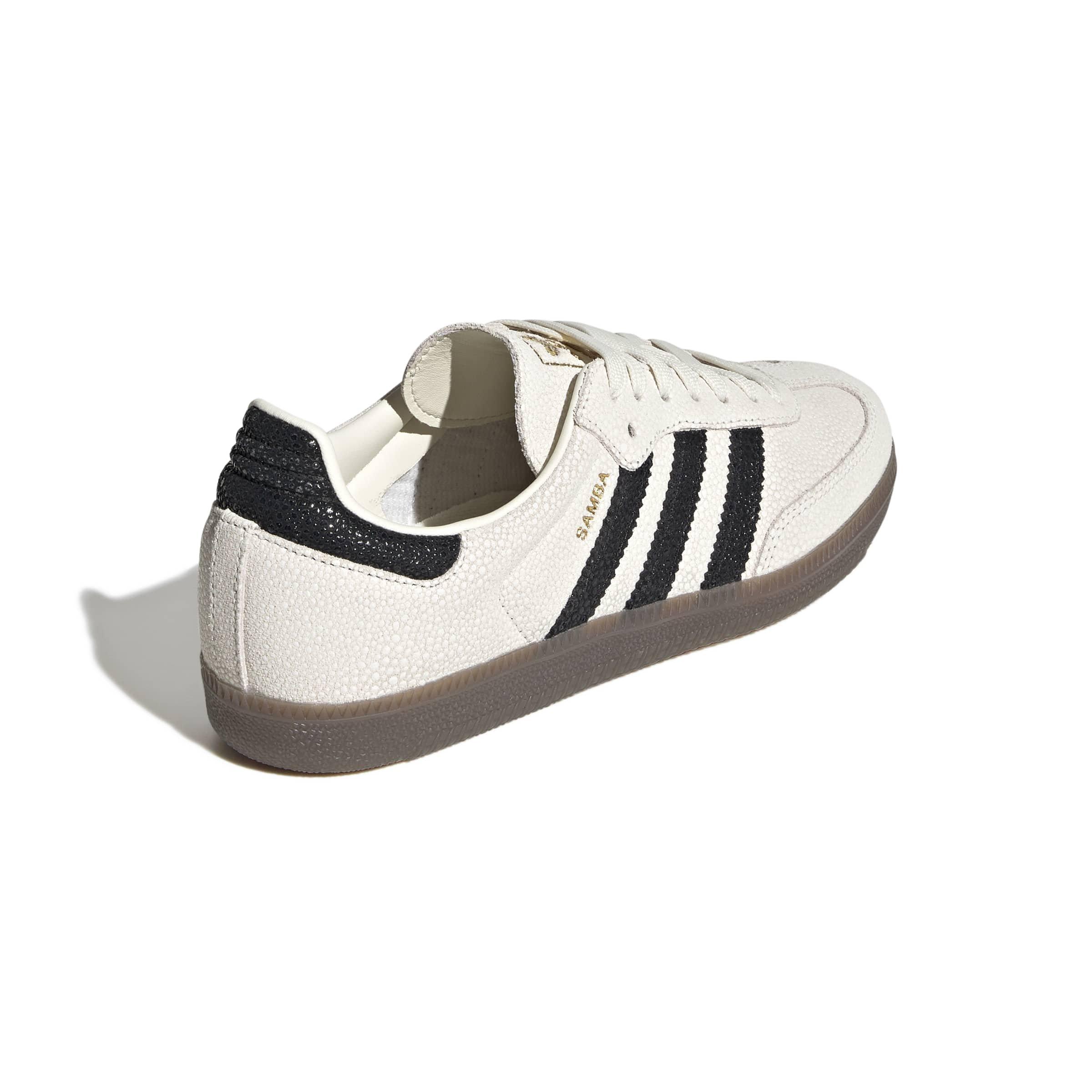 adidas Originals Samba OG "Cloud White/Core Black/Gum 5" Women's Shoe - WHITE/BLACK/GUM
