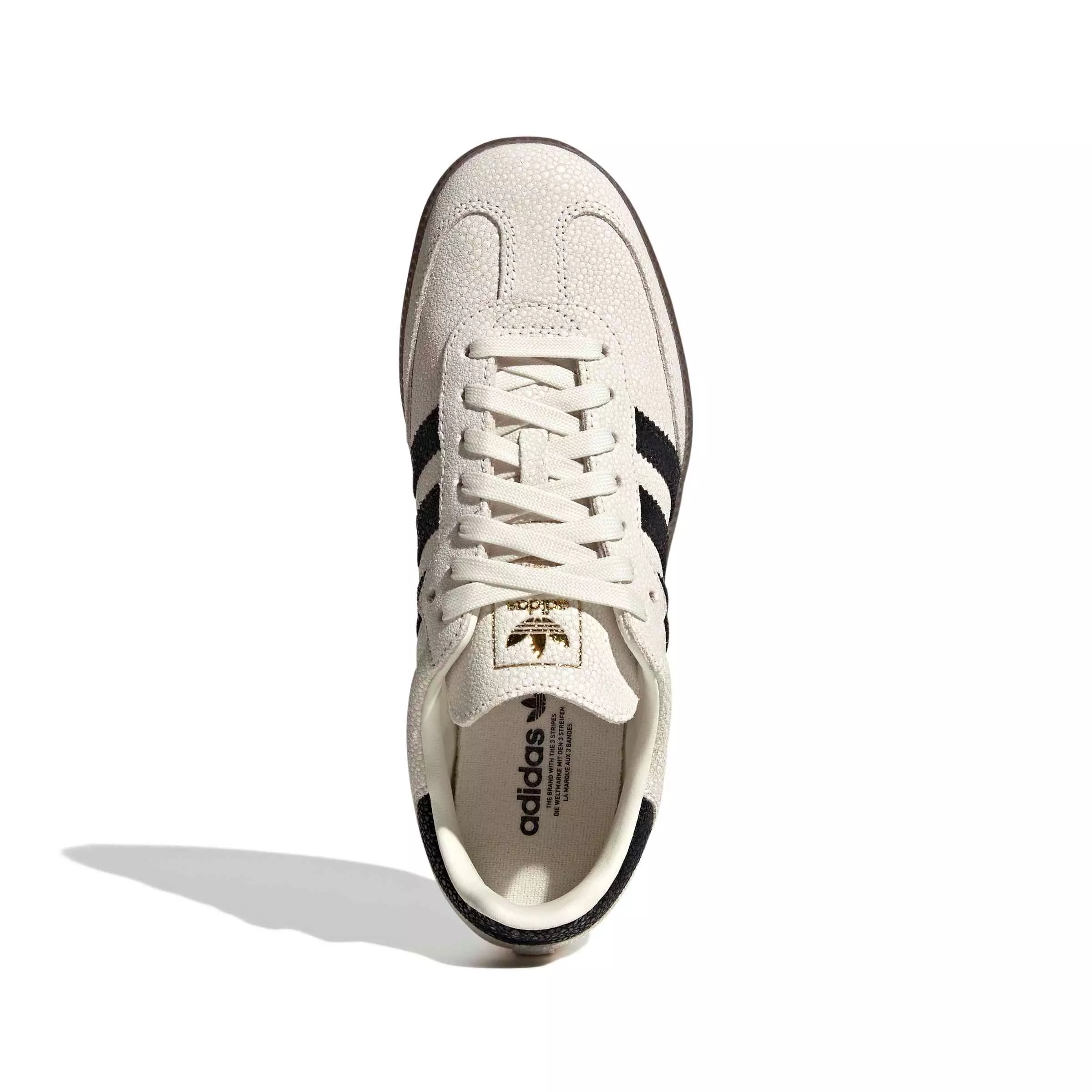 adidas Originals Samba OG "Cloud White/Core Black/Gum 5" Women's Shoe - WHITE/BLACK/GUM