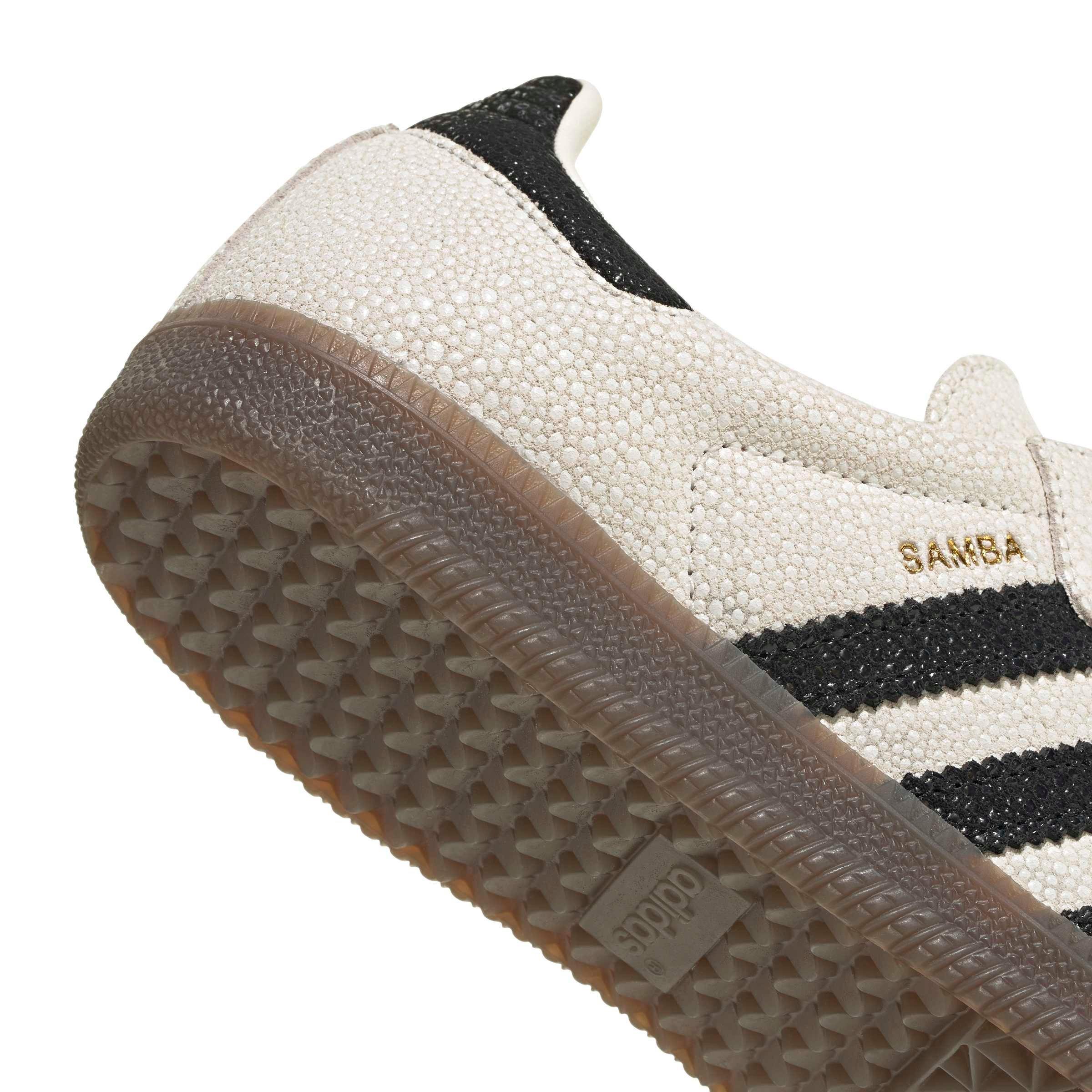 adidas Originals Samba OG "Cloud White/Core Black/Gum 5" Women's Shoe - WHITE/BLACK/GUM