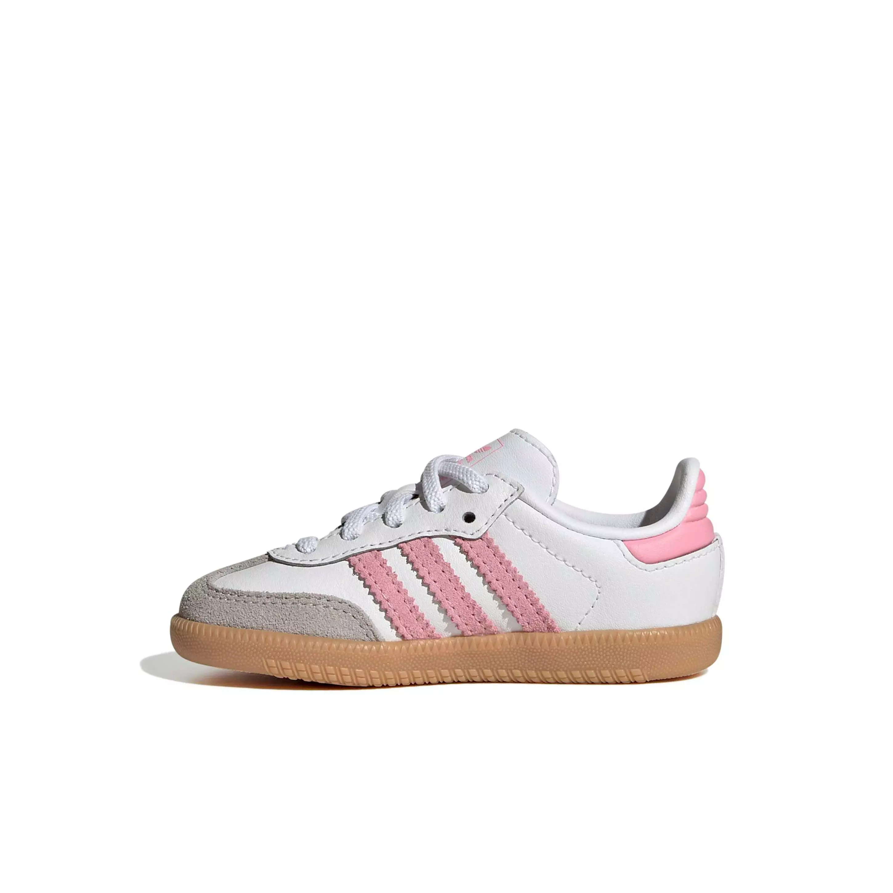 adidas Originals Samba OG CC E "Ftwr White/Light Pink/Gum 3" Infant Girls' Shoe - WHITE/LT PINK/GUM