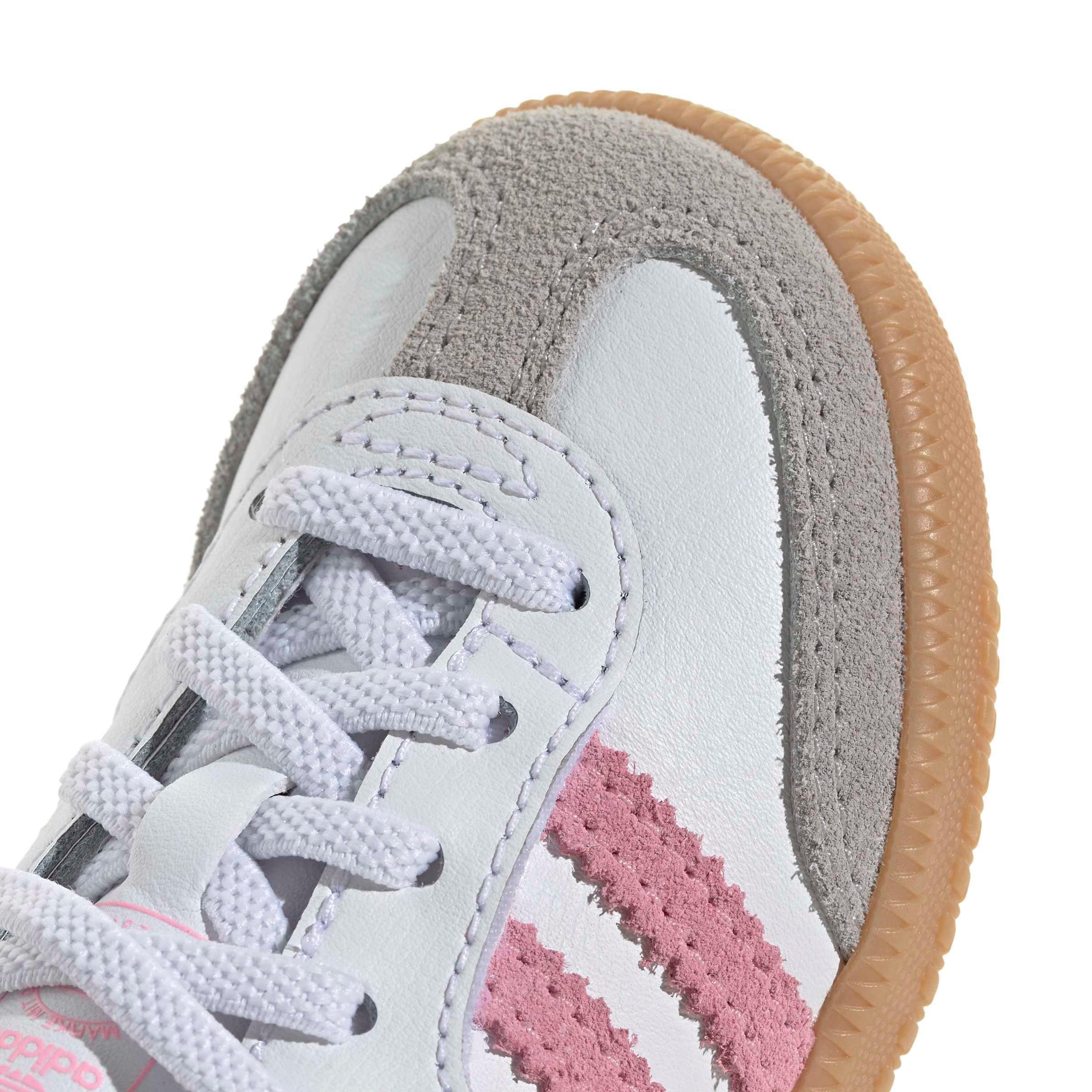 adidas Originals Samba OG CC E Infant Girls' "Ftwr White/Light Pink/Gum 3" Shoe