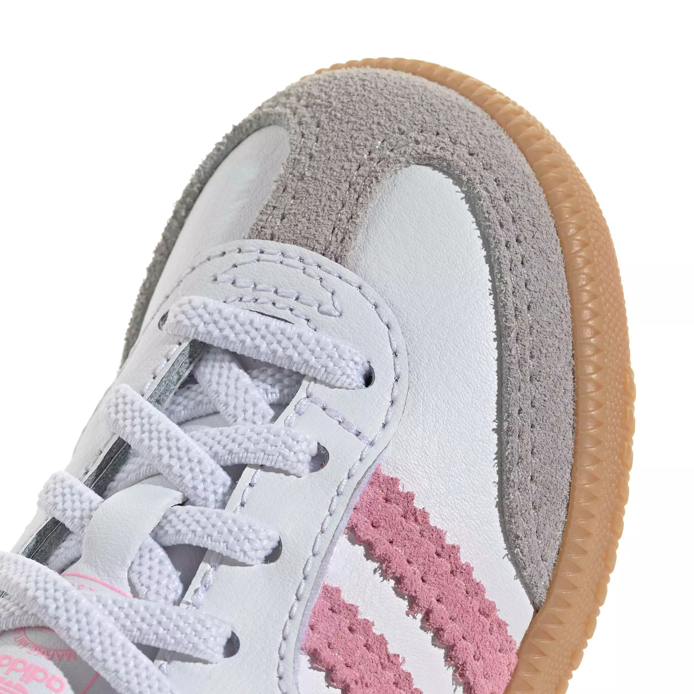adidas Originals Samba OG CC E "Ftwr White/Light Pink/Gum 3" Infant Girls' Shoe - WHITE/LT PINK/GUM