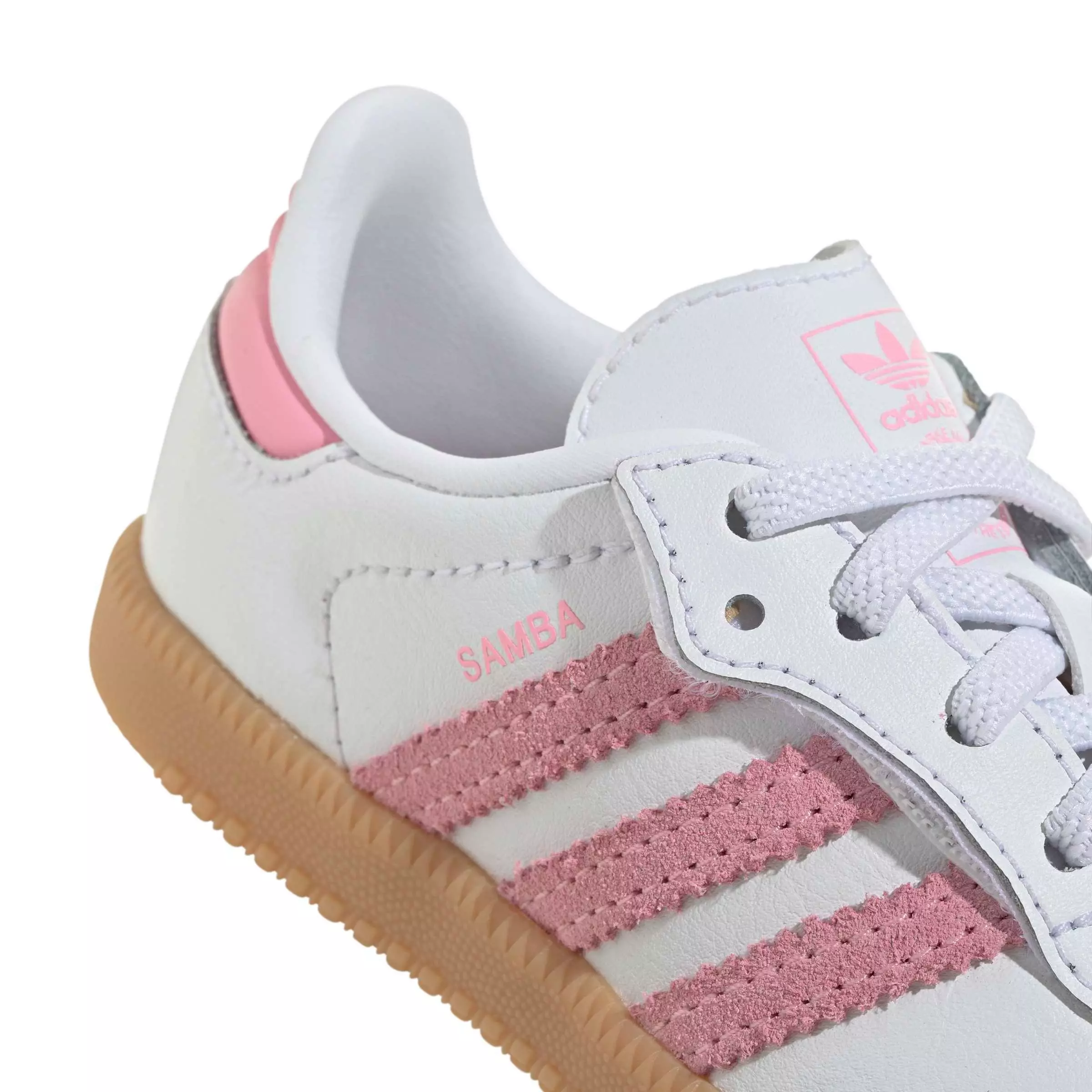 adidas Originals Samba OG CC E "Ftwr White/Light Pink/Gum 3" Infant Girls' Shoe - WHITE/LT PINK/GUM