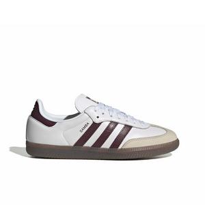 adidas Originals Samba OG "Ftwr White/Maroon/Gum 5" Women's Shoe - WHITE/MAROON/GUM