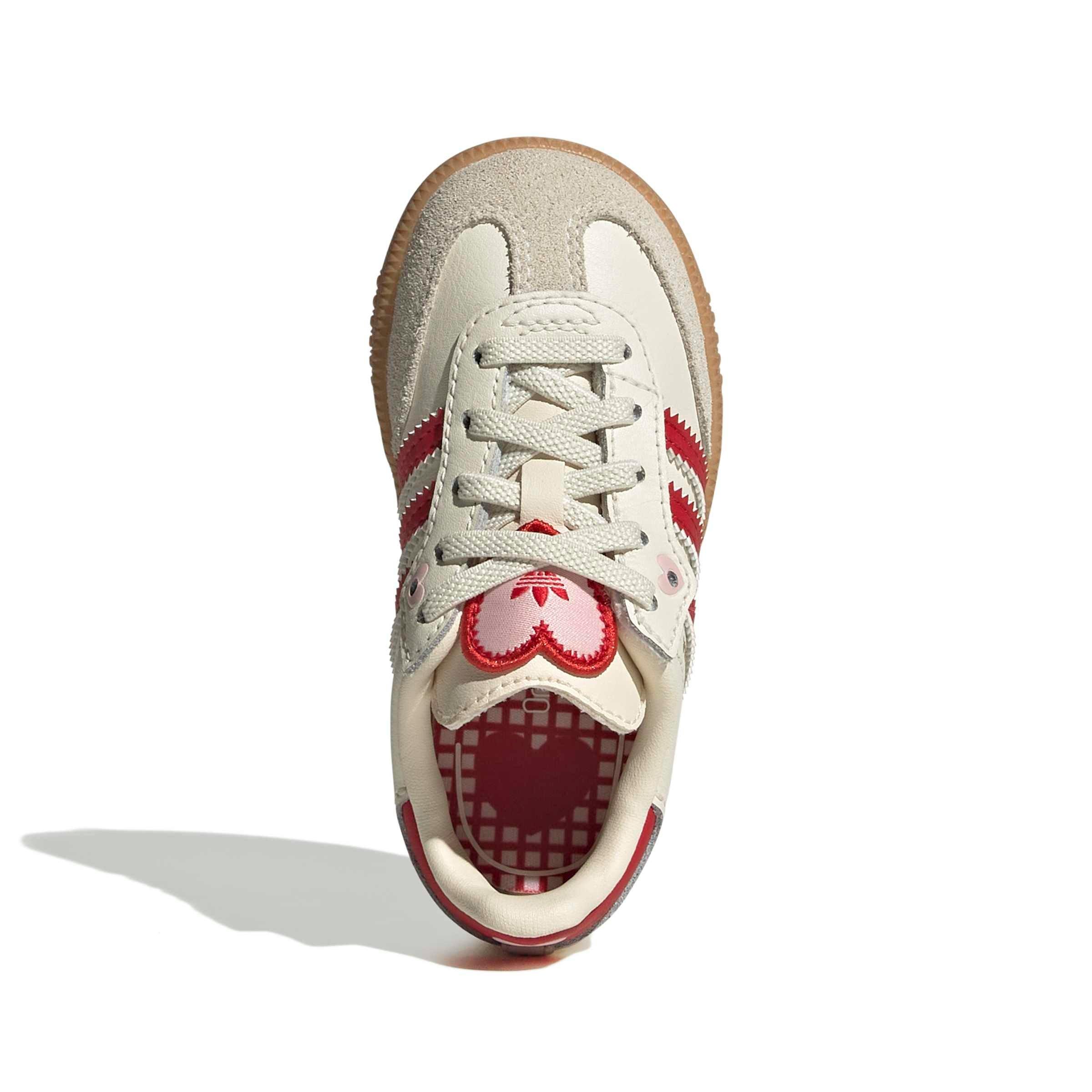 adidas Originals Samba OG CC E "Cream White/Better Scarlet/Gum 3" Infant Girls' Shoe - CREAM/SCARLET/GUM Thumbnail View 5