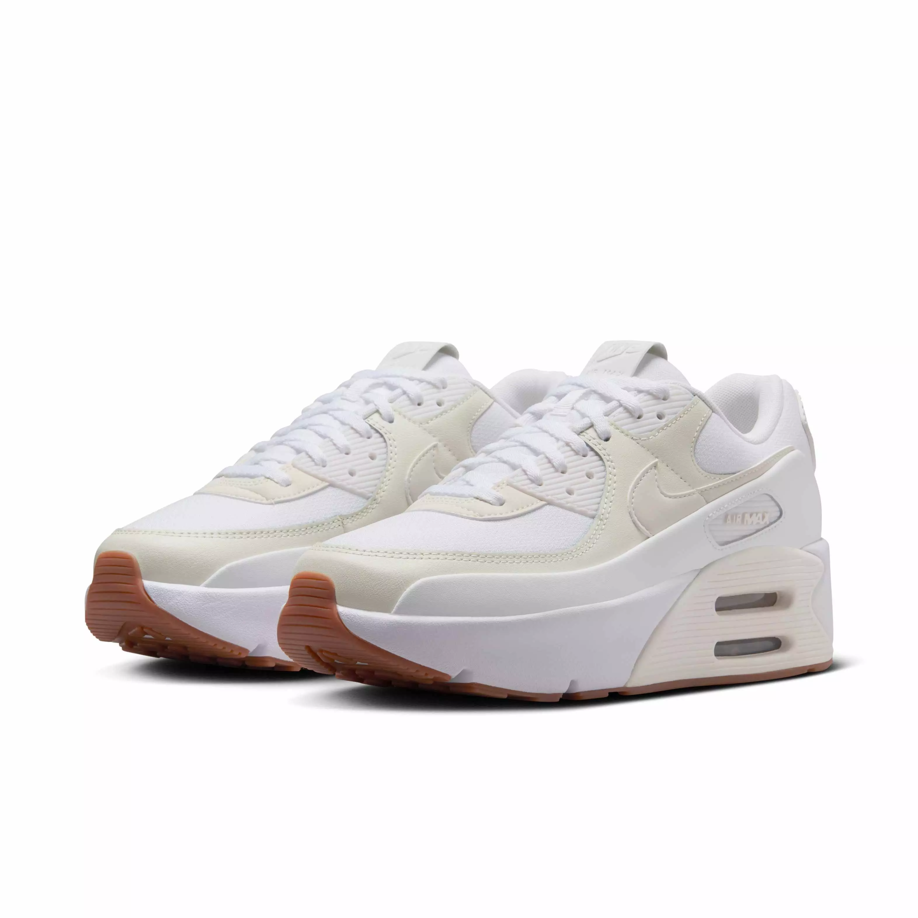 Nike Air Max 90 LV8 "White/Soft Pearl/Platinum Tint/Sail" Women's Shoe - WHITE/PEARL/PLATINUM/SAIL
