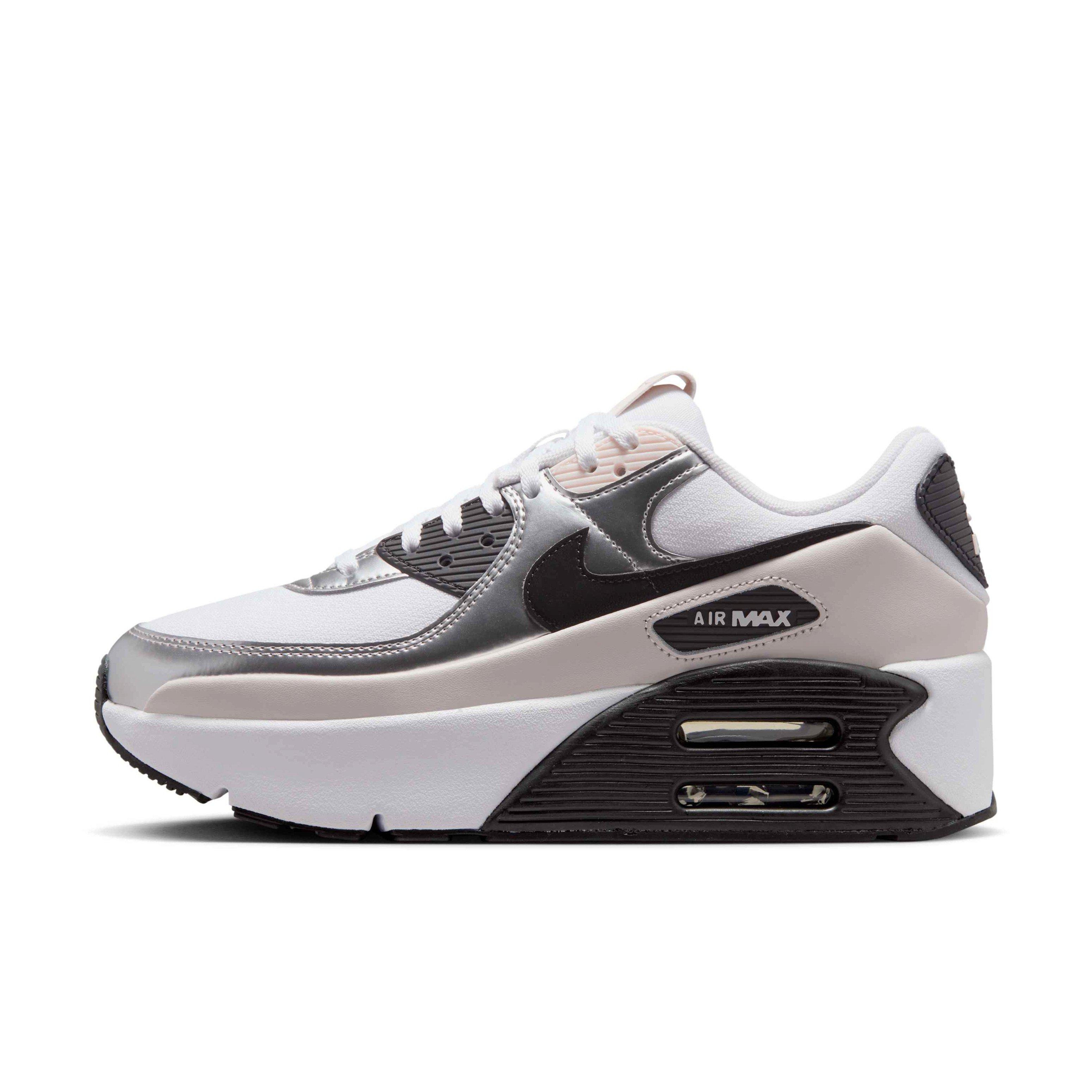 Nike Air Max 90 LV8 Women's "White/Phantom/Metallic Silver/Black" Shoe