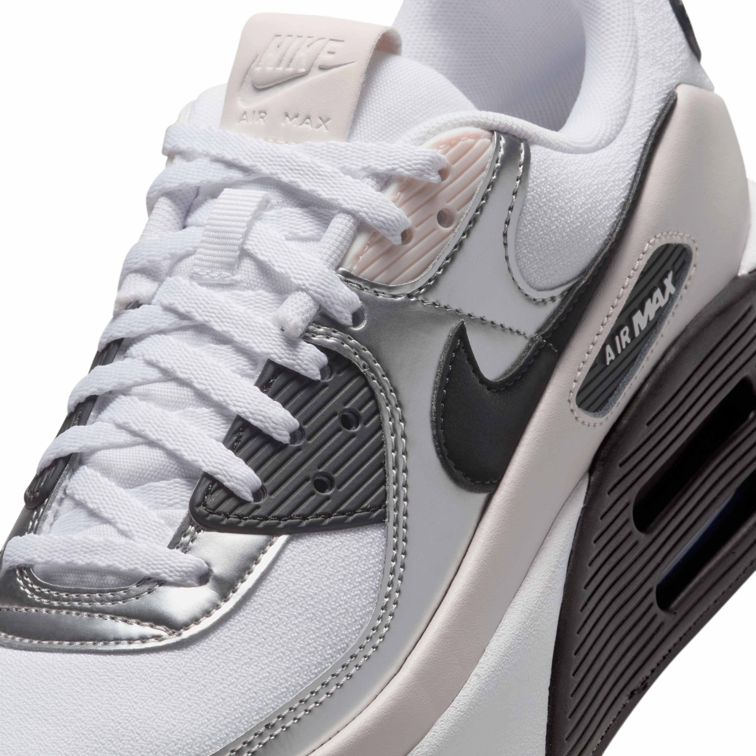 ● Nike ● W Air Max 90 LV8 SE White Phantom Nike Air Max 90 LV8 SE 
