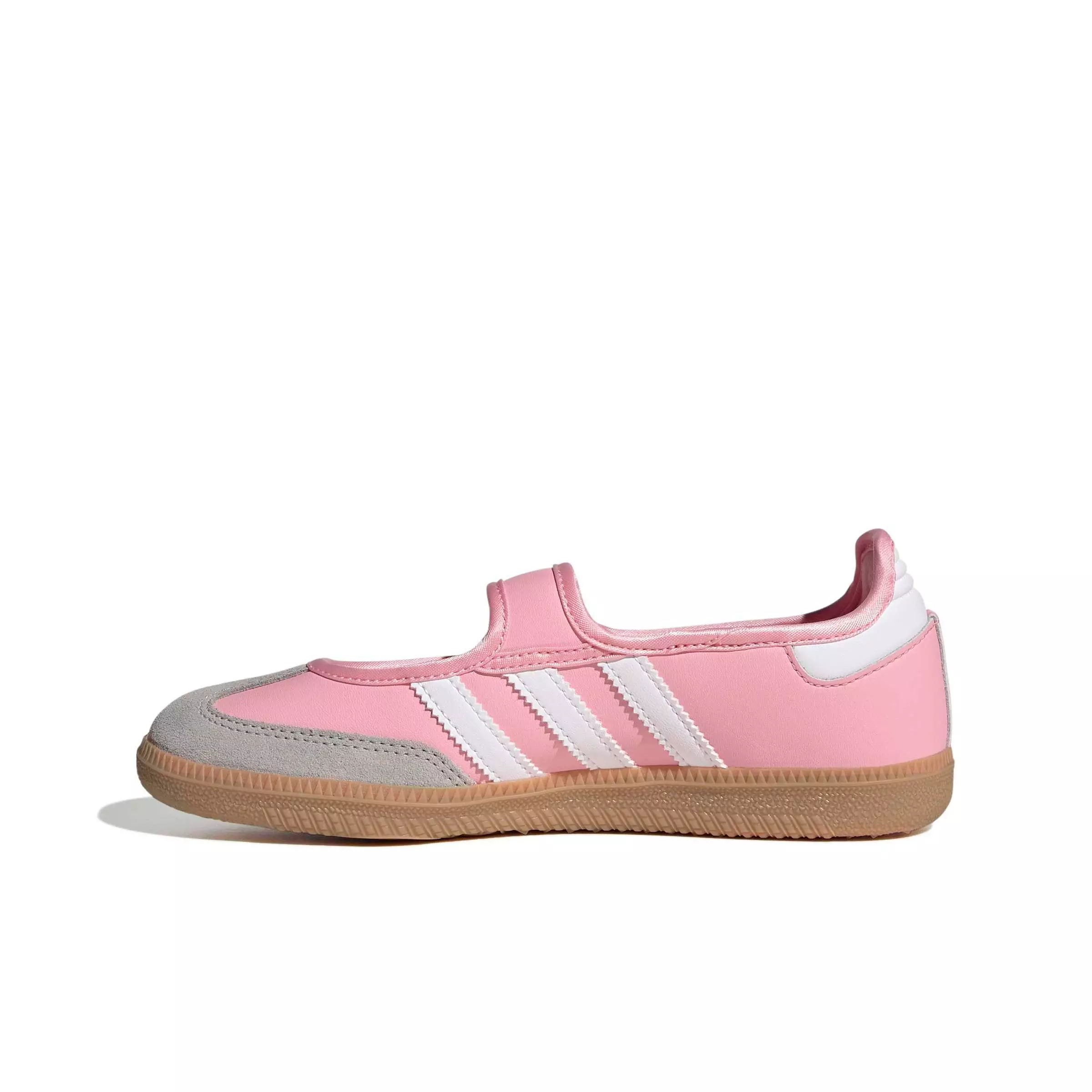 adidas Originals Samba Jane "Light Pink/Ftwr White/Gum 3" Grade School Girls' Shoe - LT PINK/WHITE/GUM