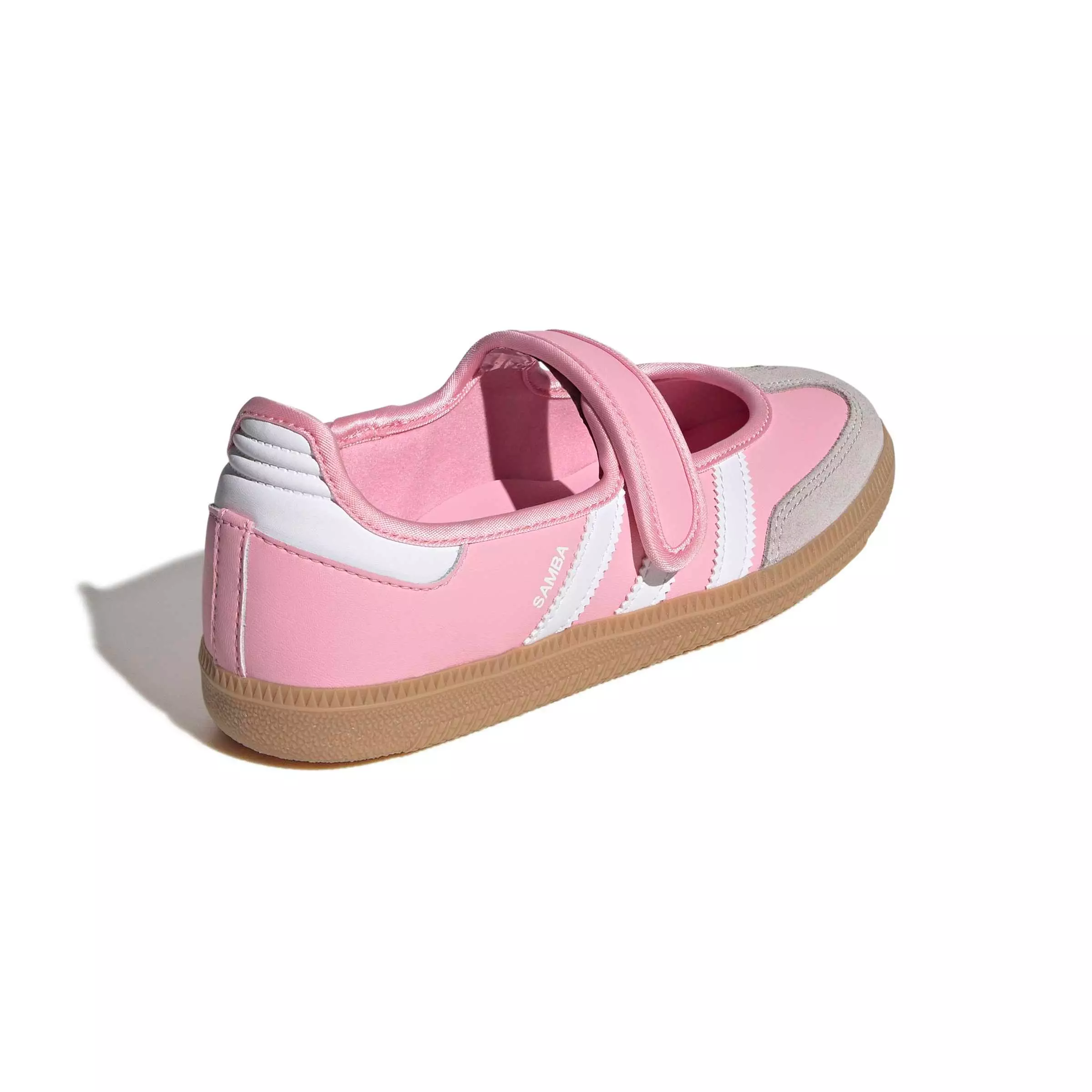 adidas Originals Samba Jane "Light Pink/Ftwr White/Gum 3" Grade School Girls' Shoe - LT PINK/WHITE/GUM