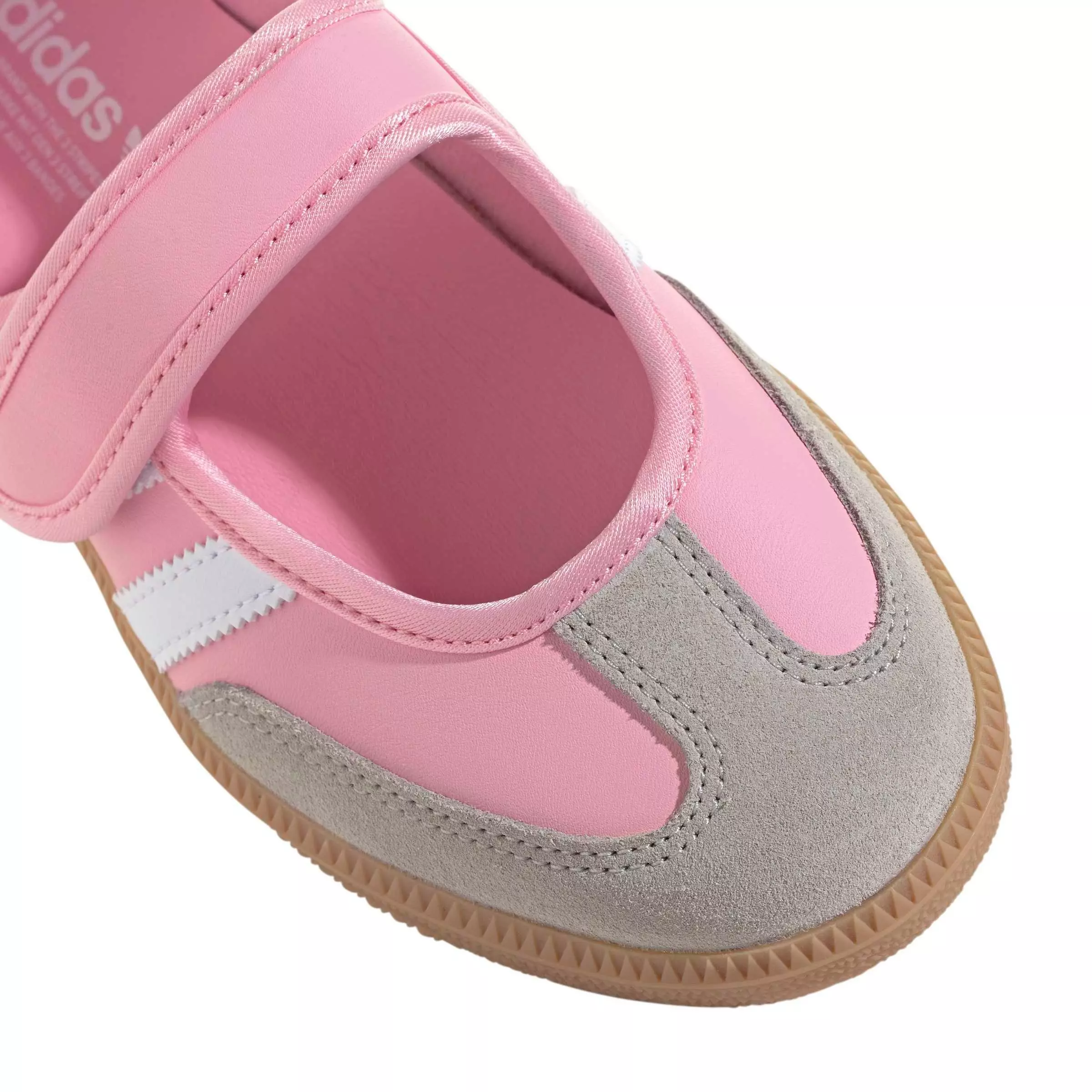 adidas Originals Samba Jane "Light Pink/Ftwr White/Gum 3" Grade School Girls' Shoe - LT PINK/WHITE/GUM