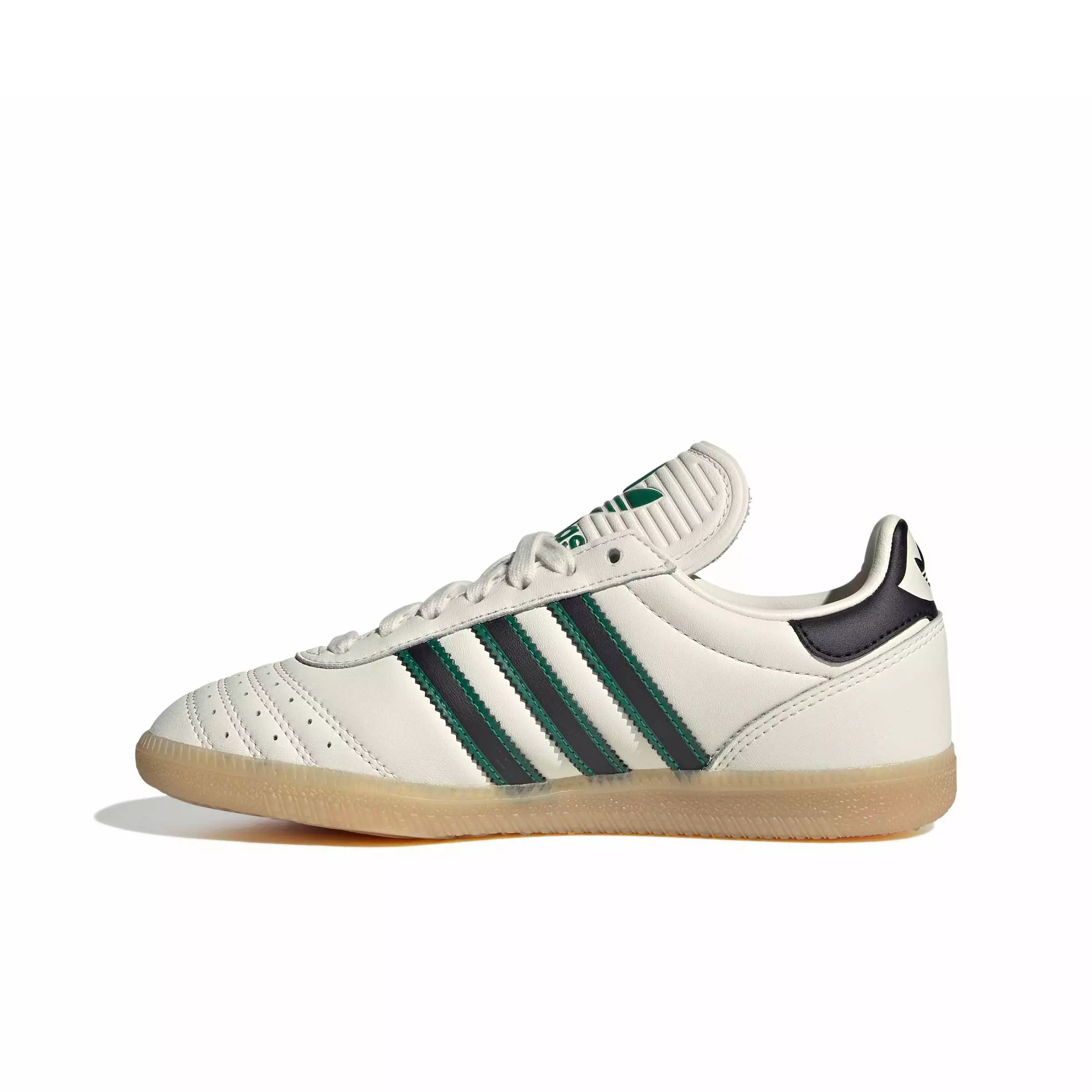 adidas Originals Samba JP "Off White/Core Black/Gum 3" Grade School Girls' Shoe - OFF WHITE/BLACK/GUM