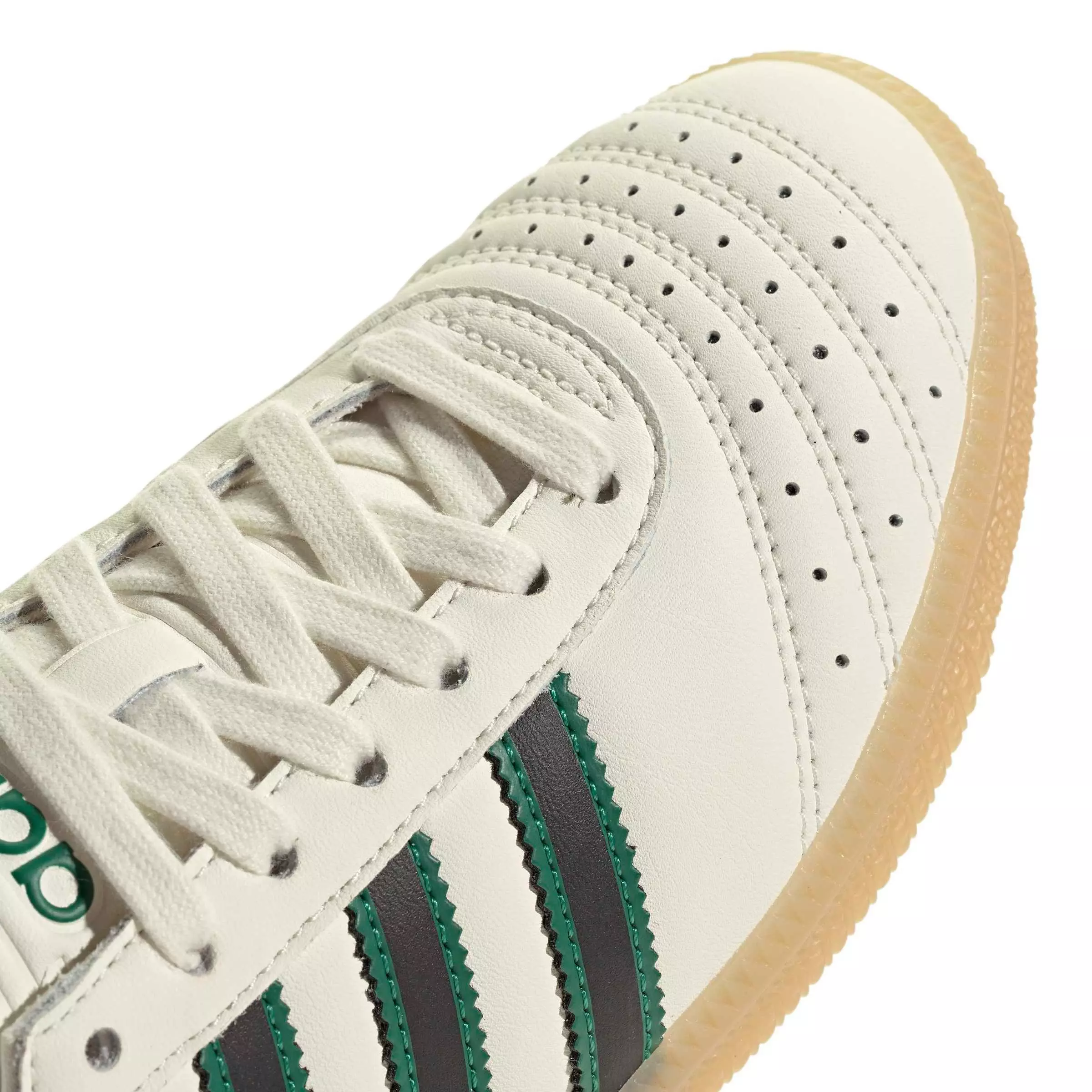 adidas Originals Samba JP "Off White/Core Black/Gum 3" Grade School Girls' Shoe - OFF WHITE/BLACK/GUM