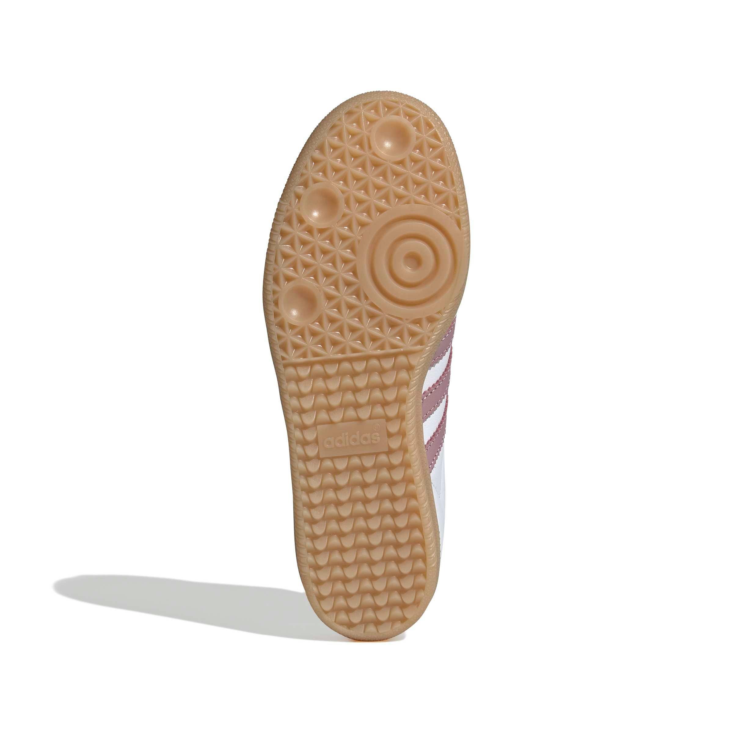 adidas Originals Samba OG "Ftwr White/Magic Mauve/Quiet Crimson" Women's Shoe - WHITE/MAUVE/CRIMSON