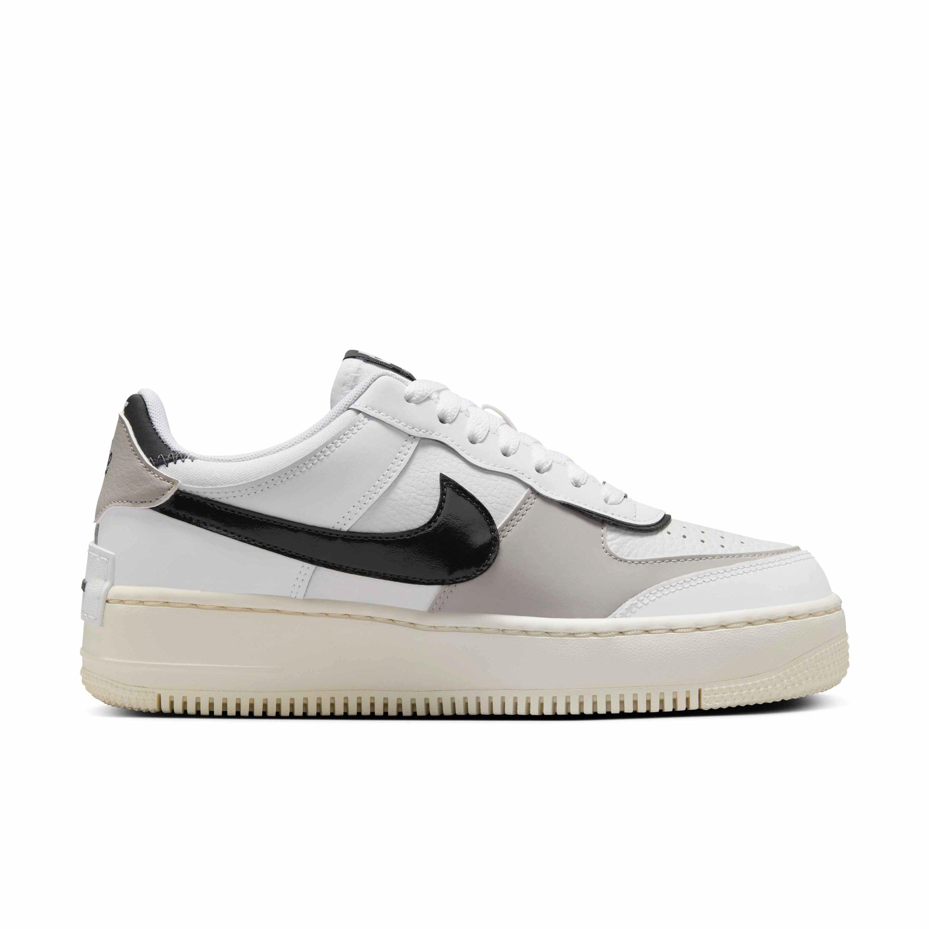 Nike Air Force 1 Shadow "White/College Grey/Platinum Tint/Off Noir" Women's Shoe - WHITE/GREY/PLATINUM/OFF NOIR Thumbnail View 1