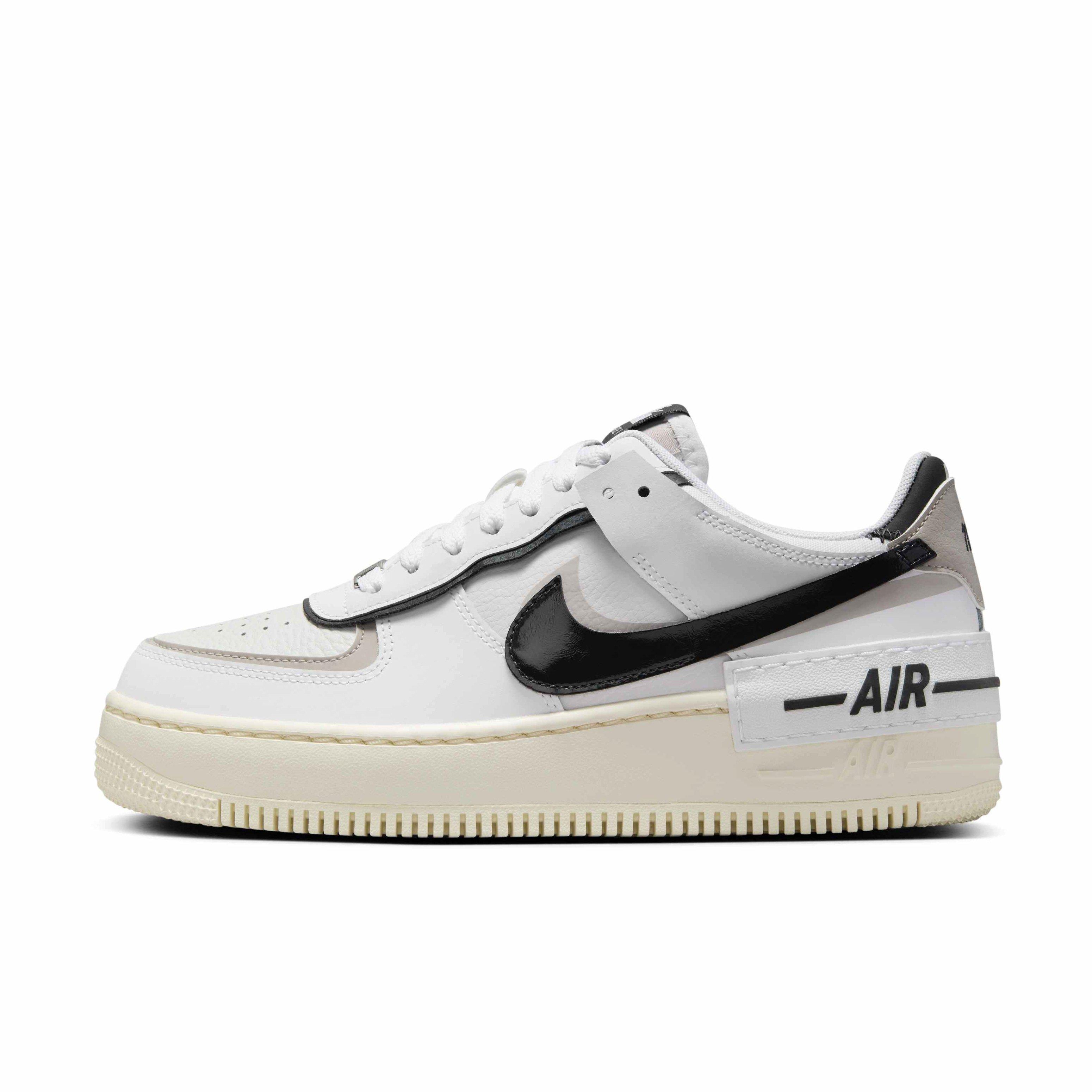 Nike Air Force 1 Shadow "White/College Grey/Platinum Tint/Off Noir" Women's Shoe - WHITE/GREY/PLATINUM/OFF NOIR Thumbnail View 2