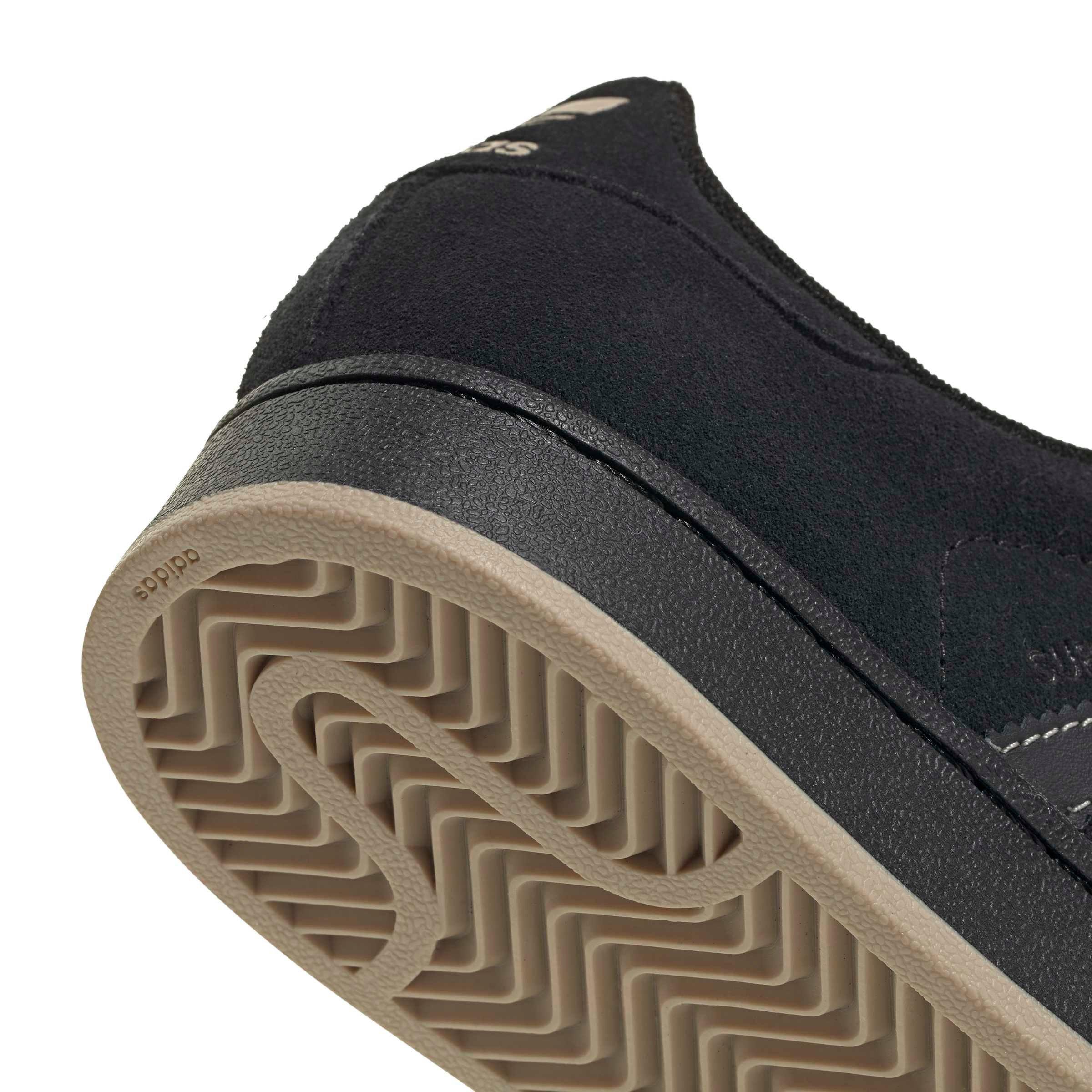 adidas Originals Superstar II "Core Black/Core Black/Stone Khaki" Grade School Boys' Shoe - BLACK/BLACK/STONE Thumbnail View 7