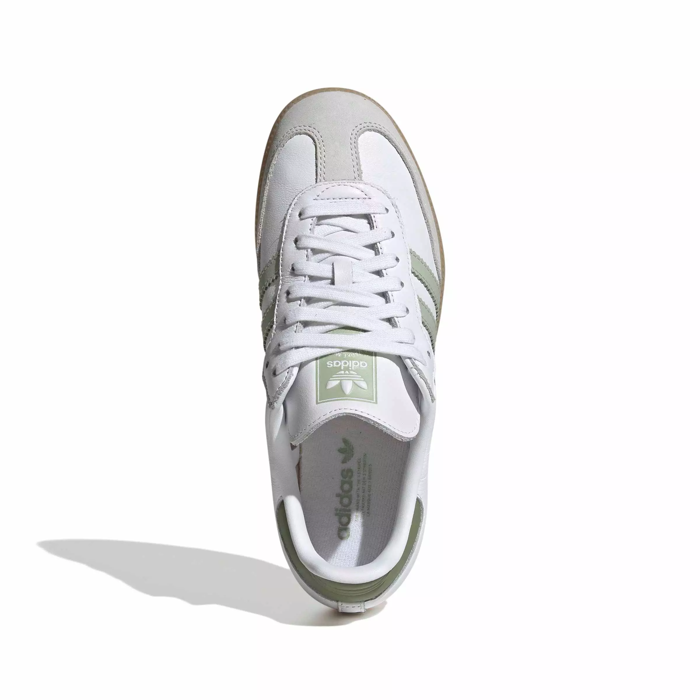 adidas Originals Samba OG "Ftwr White/Halo Green/Tent Green" Women's Shoe - WHITE/GREEN/GREEN