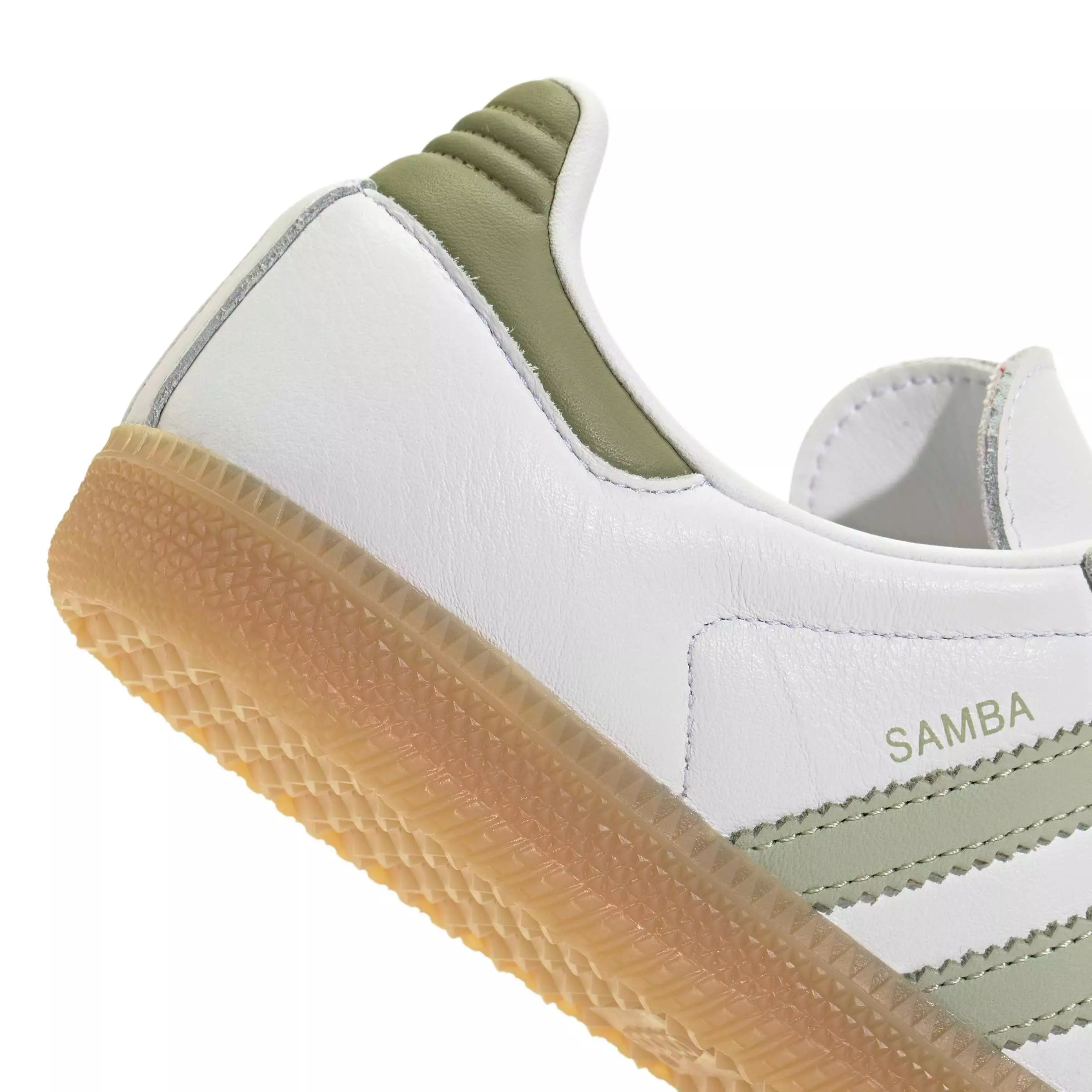 adidas Originals Samba OG "Ftwr White/Halo Green/Tent Green" Women's Shoe - WHITE/GREEN/GREEN