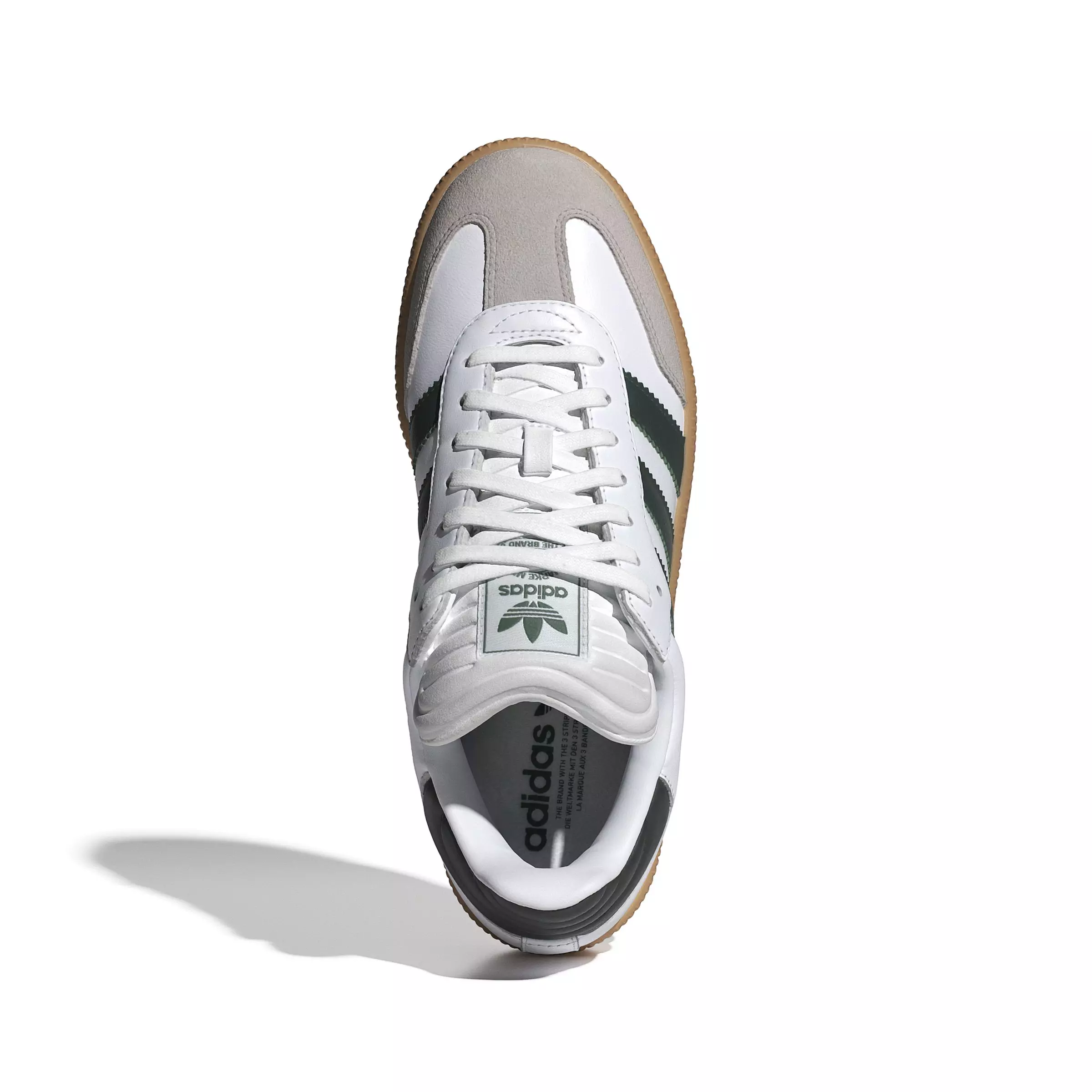 adidas Originals Samba XLG "Ftwr White/Collegiate Green/Pantone" Unisex Shoe - WHITE/GREEN/PANTONE