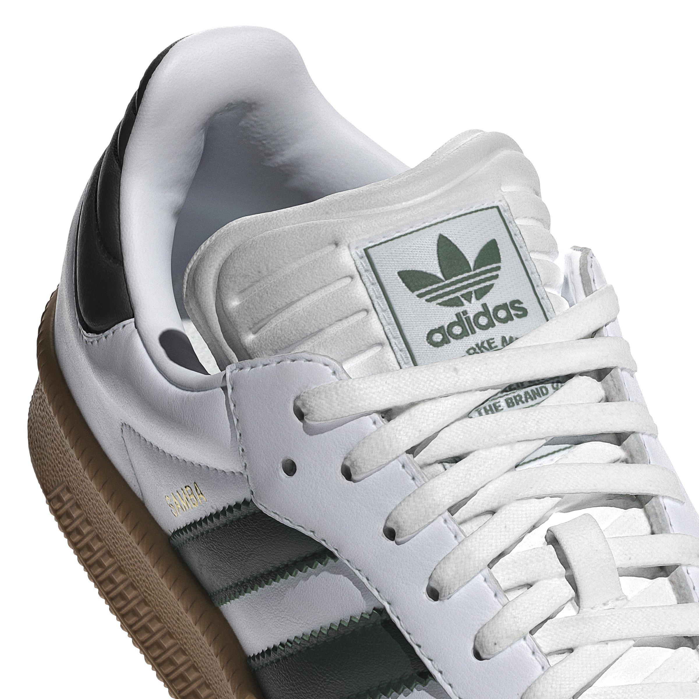adidas Originals Samba XLG "Ftwr White/Collegiate Green/Pantone" Unisex Shoe - WHITE/GREEN/PANTONE Thumbnail View 7
