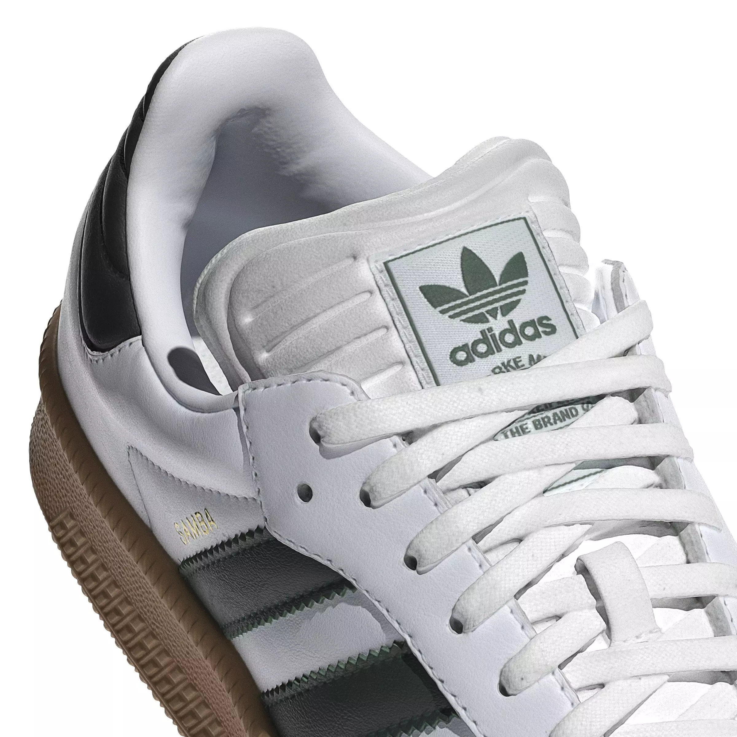 adidas Originals Samba XLG "Ftwr White/Collegiate Green/Pantone" Unisex Shoe - WHITE/GREEN/PANTONE