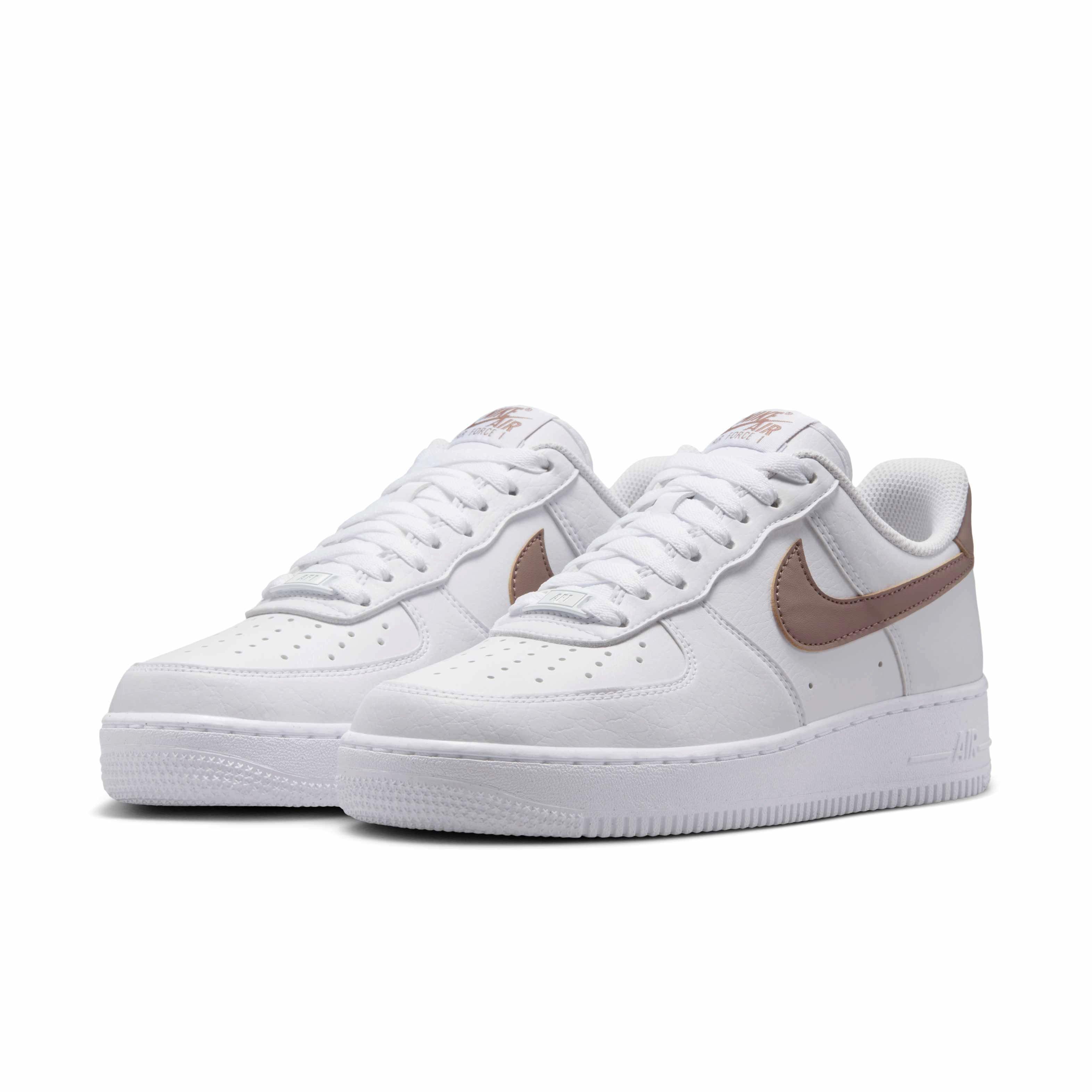 Nike Air Force 1 '07 Next Nature "White/Mink Brown" Women's Shoe - WHITE/BROWN Thumbnail View 3