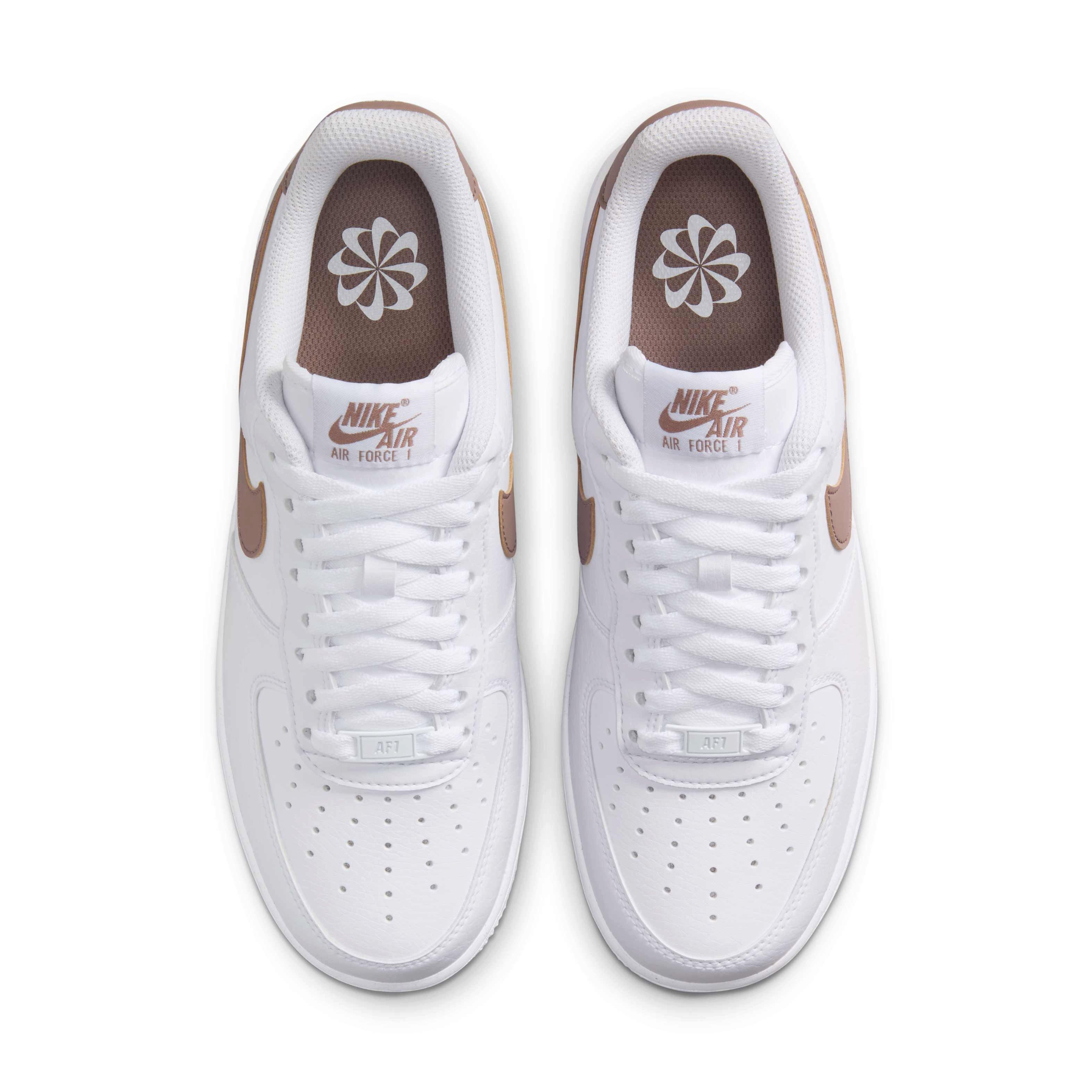 Nike Air Force 1 '07 Next Nature "White/Mink Brown" Women's Shoe - WHITE/BROWN Thumbnail View 4