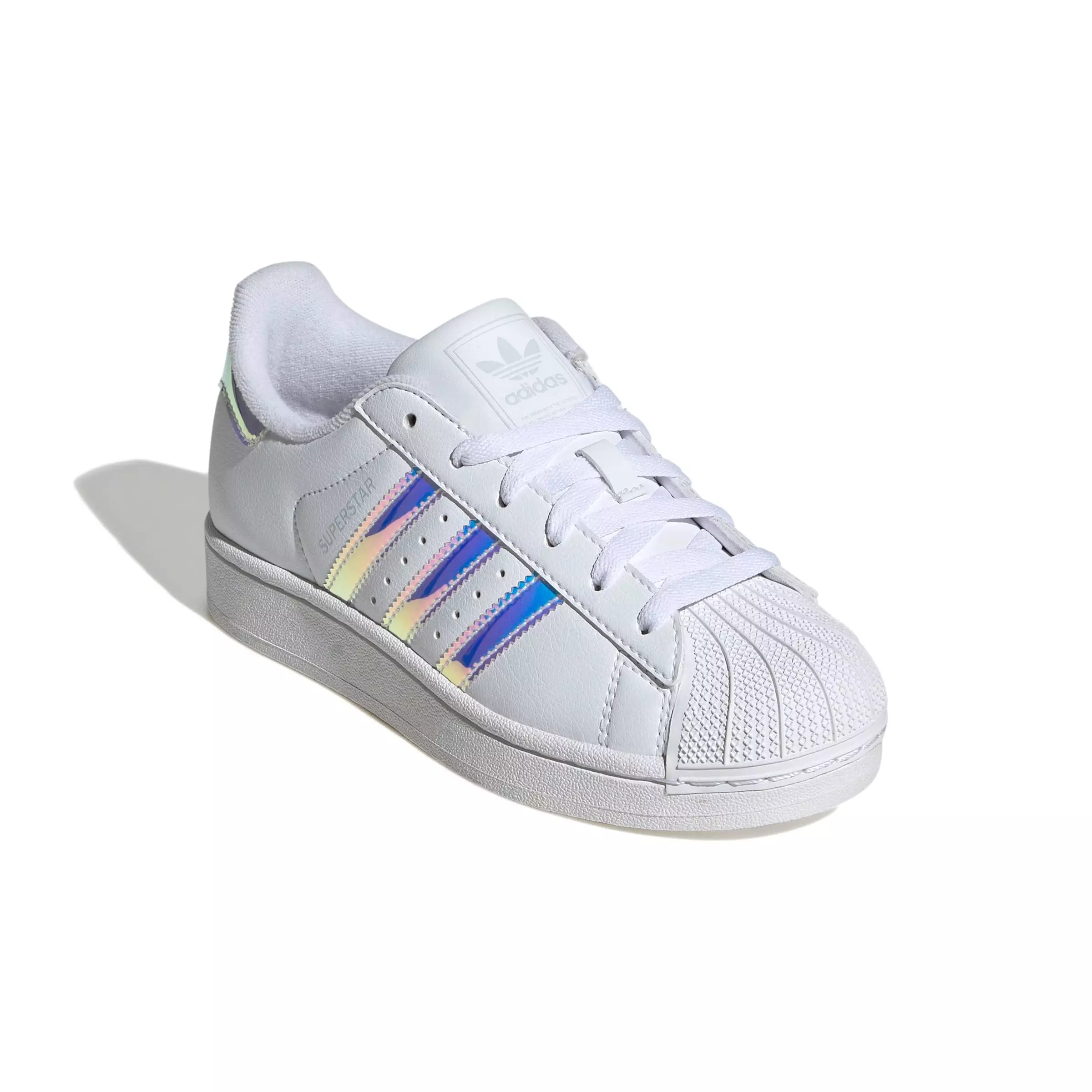 adidas Originals Superstar II "Ftwr White/Halo Blue" Grade School Girls' Shoe - WHITE/BLUE