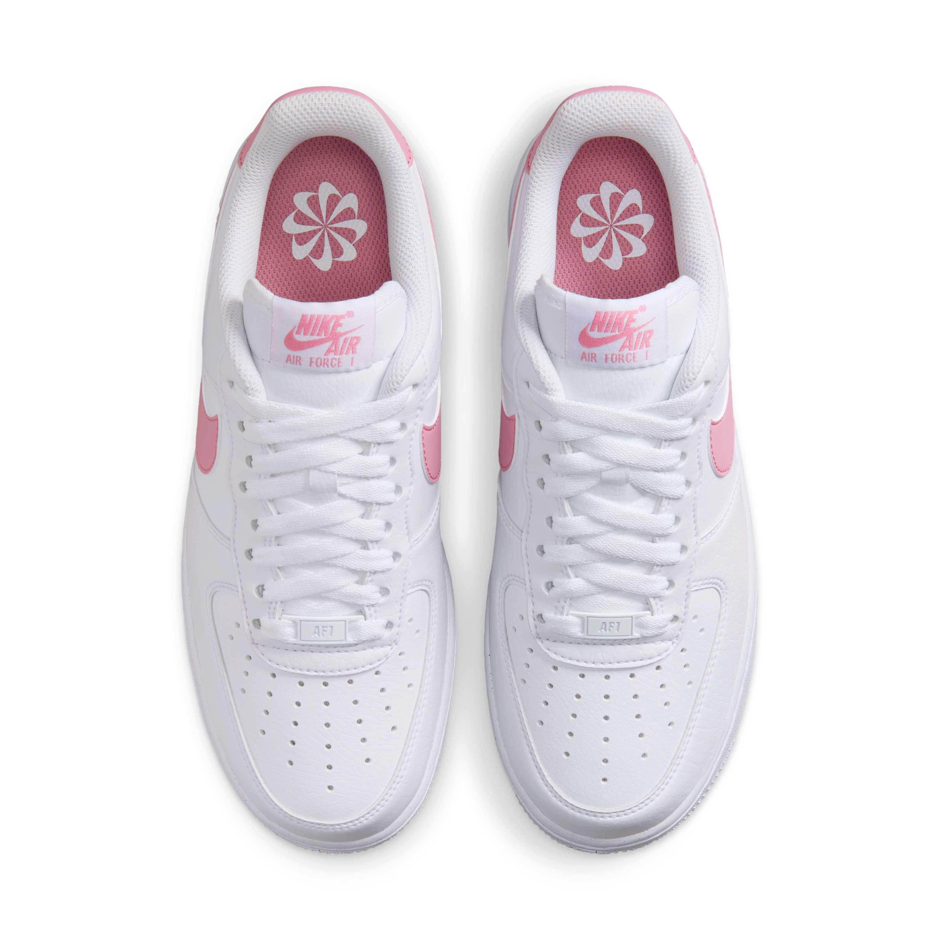 Nike Air Force 1 '07 Next Nature "White/Elemental Pink" Women's Shoe - WHITE/PINK Thumbnail View 4