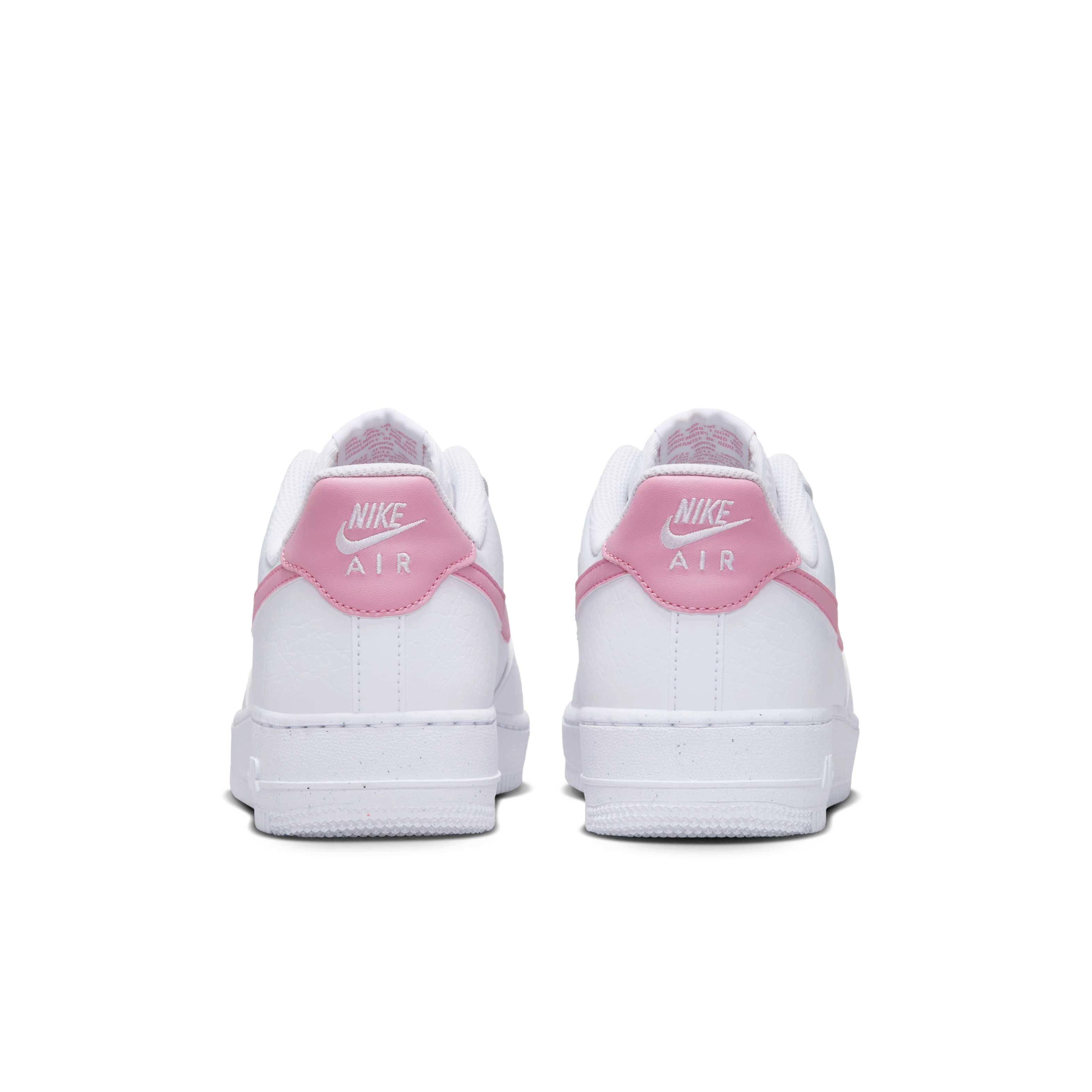 Nike Air Force 1 '07 Next Nature "White/Elemental Pink" Women's Shoe - WHITE/PINK Thumbnail View 5