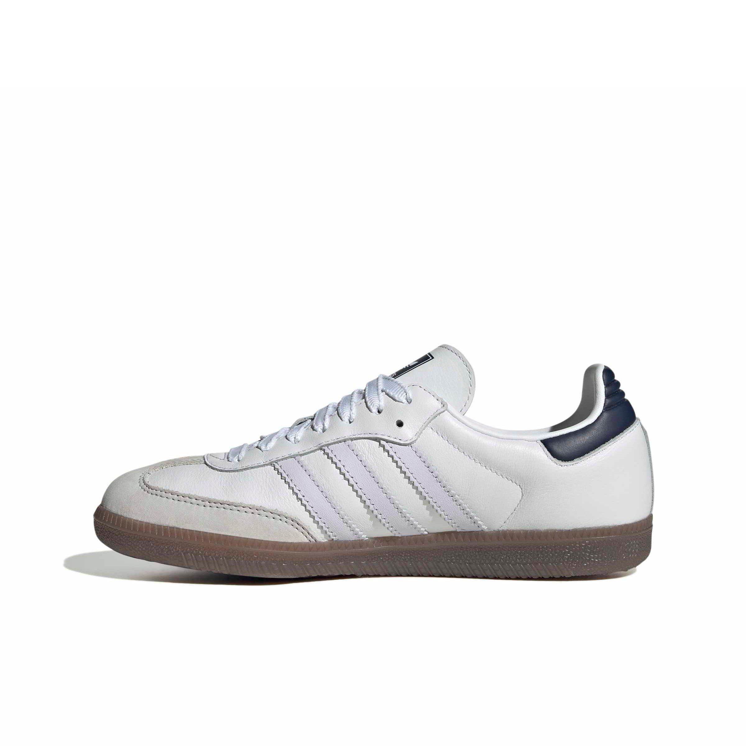 adidas Originals Samba OG "Ftwr White/Frozen Purple/Night Indigo" Women's Shoe - WHITE/PURPLE/INDIGO