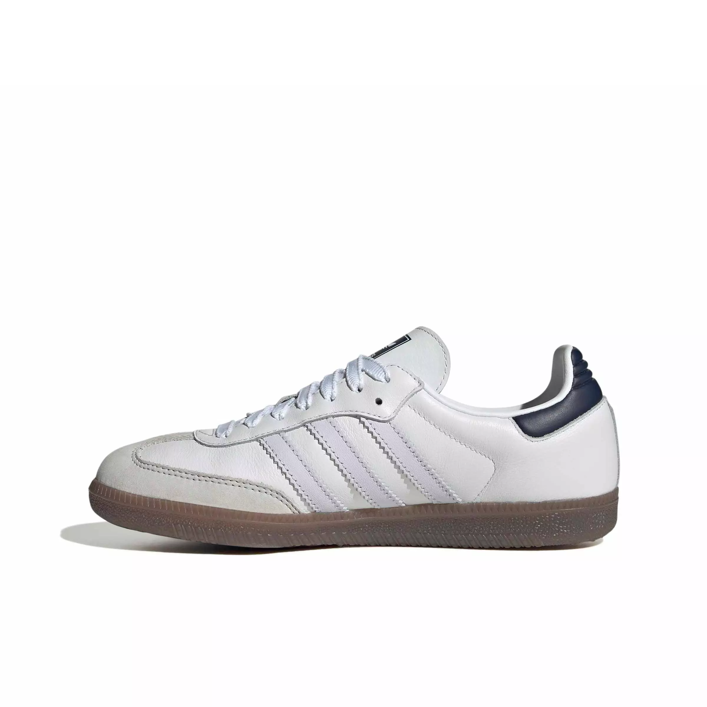 adidas Originals Samba OG "Ftwr White/Frozen Purple/Night Indigo" Women's Shoe - WHITE/PURPLE/INDIGO