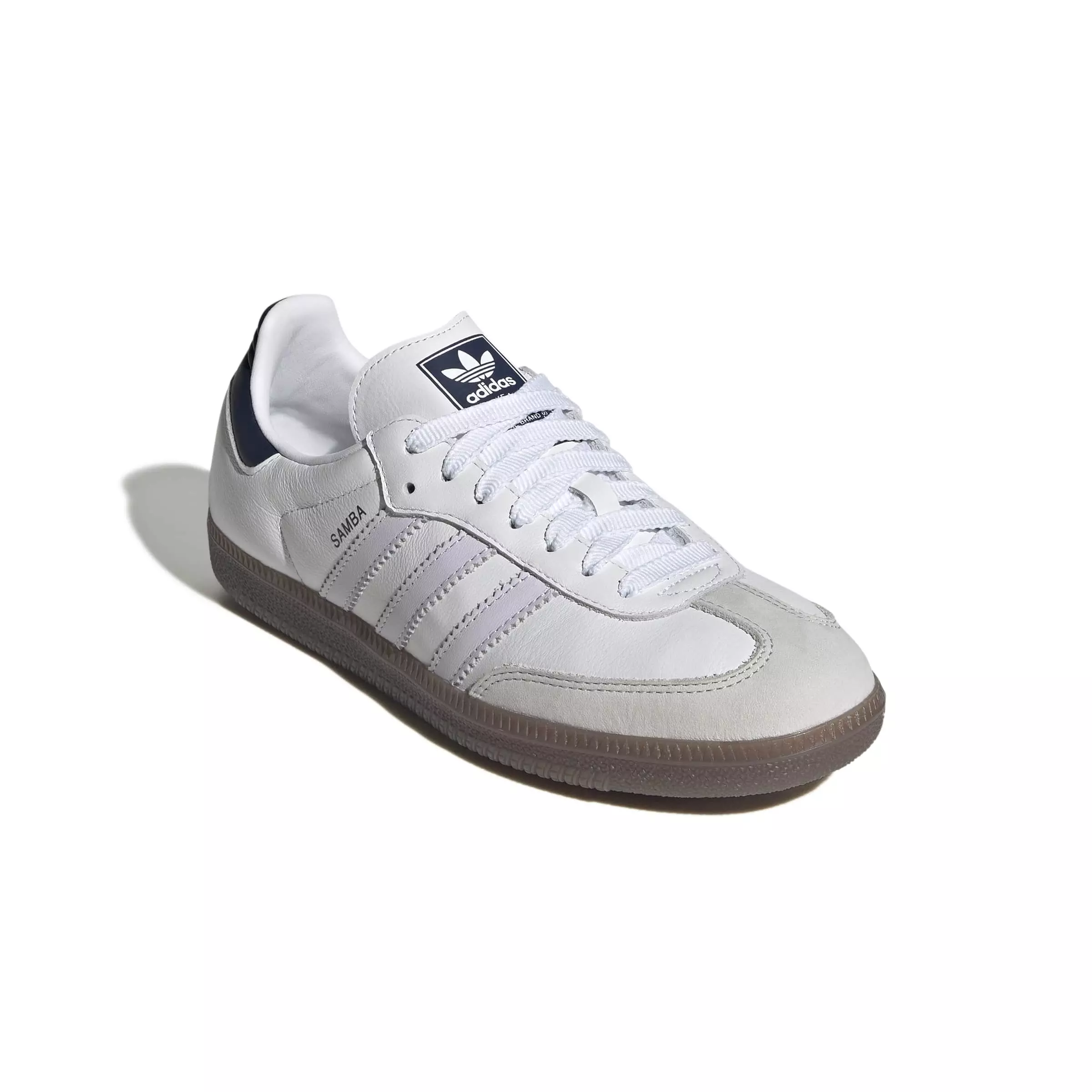adidas Originals Samba OG "Ftwr White/Frozen Purple/Night Indigo" Women's Shoe - WHITE/PURPLE/INDIGO