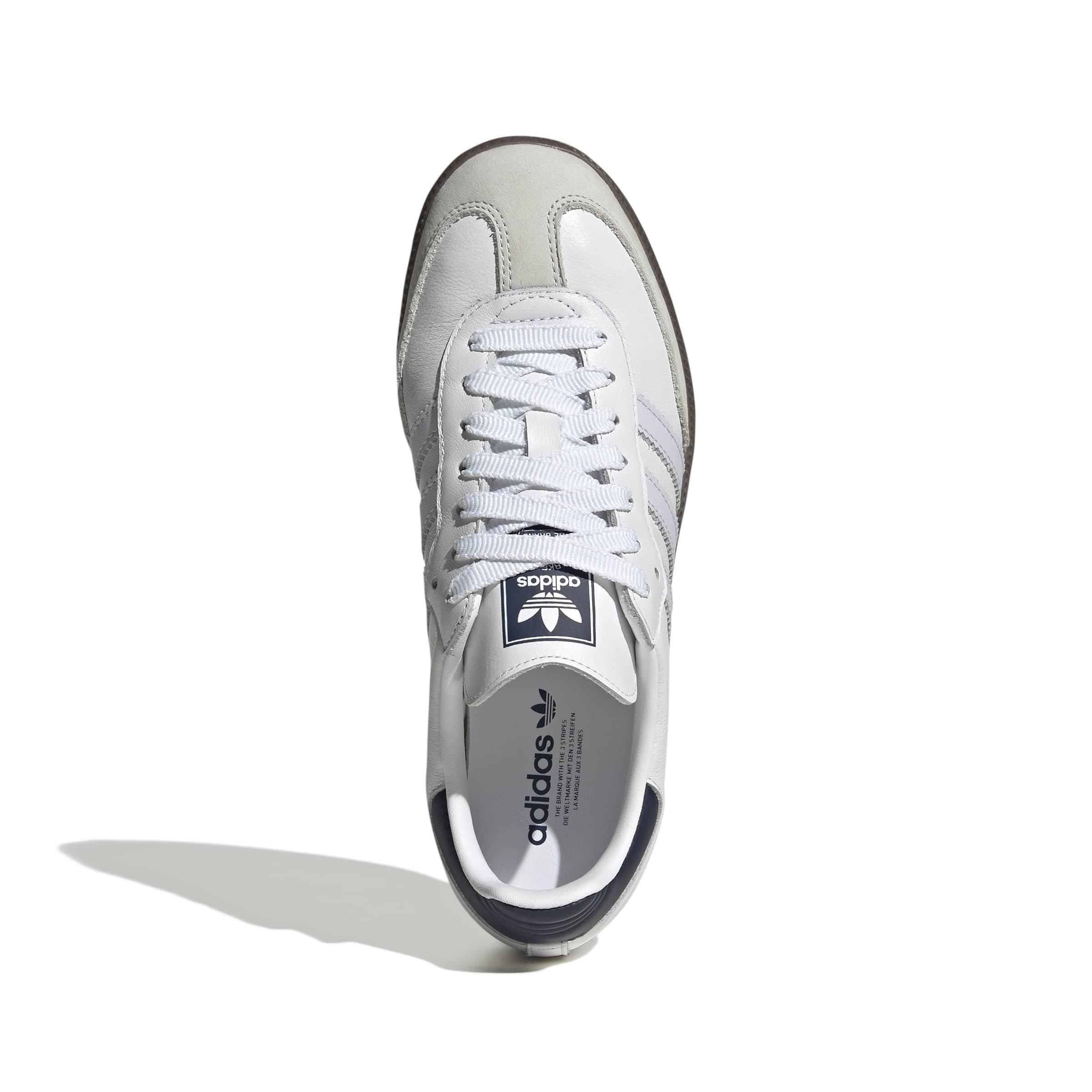 adidas Originals Samba OG "Ftwr White/Frozen Purple/Night Indigo" Women's Shoe - WHITE/PURPLE/INDIGO