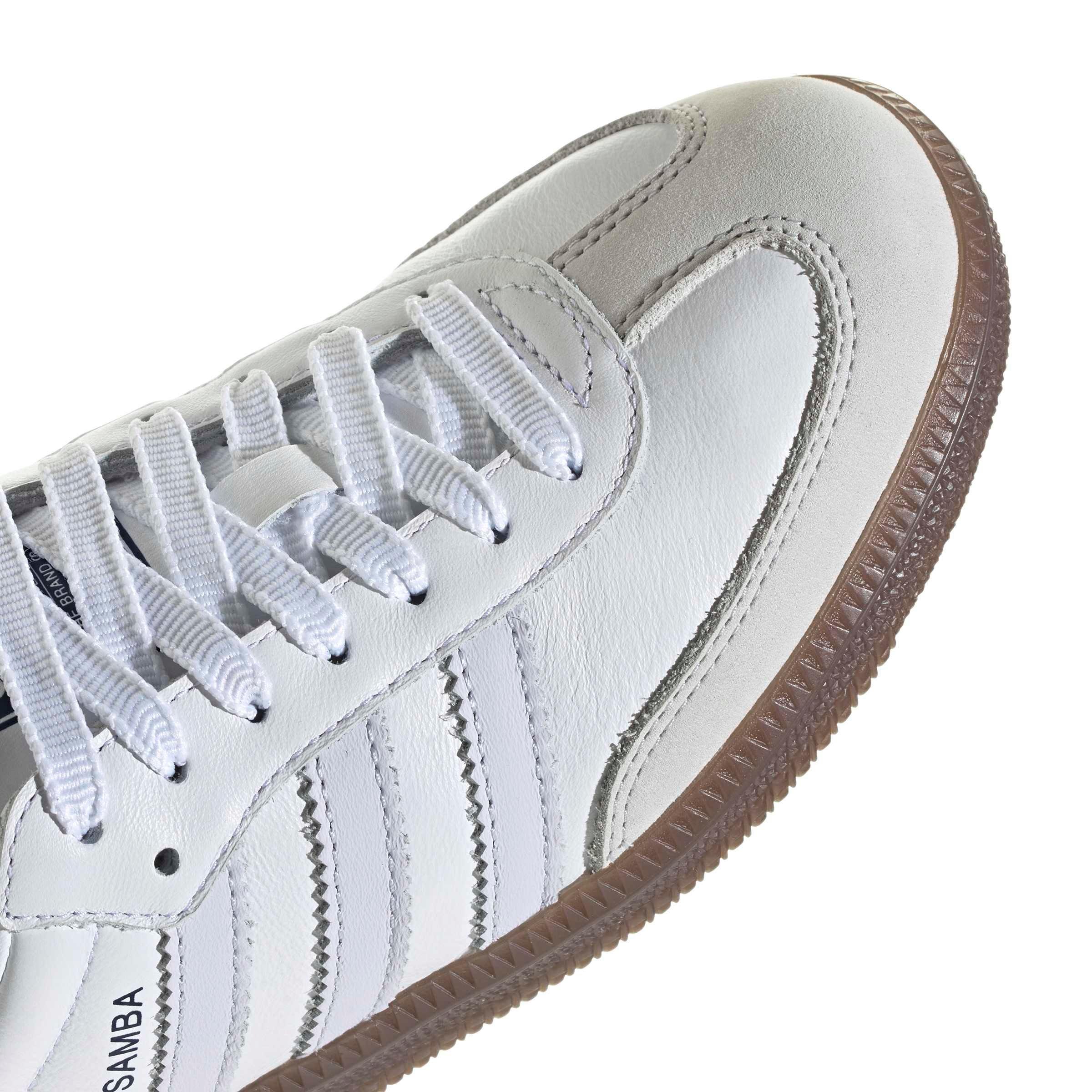adidas Originals Samba OG "Ftwr White/Frozen Purple/Night Indigo" Women's Shoe - WHITE/PURPLE/INDIGO