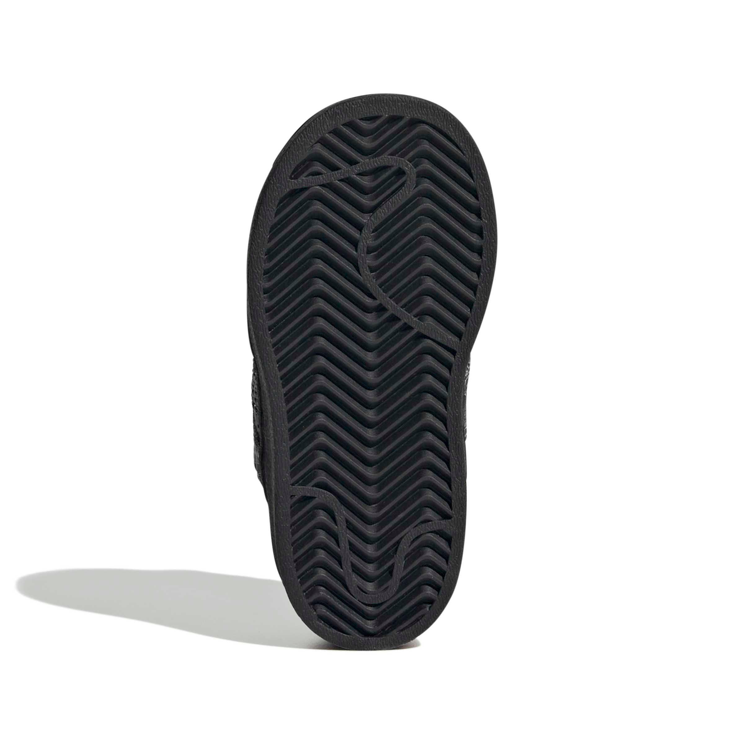 adidas Originals Superstar LL CC EL Infant Boys' "Core Black/Core Black/Red" Shoe